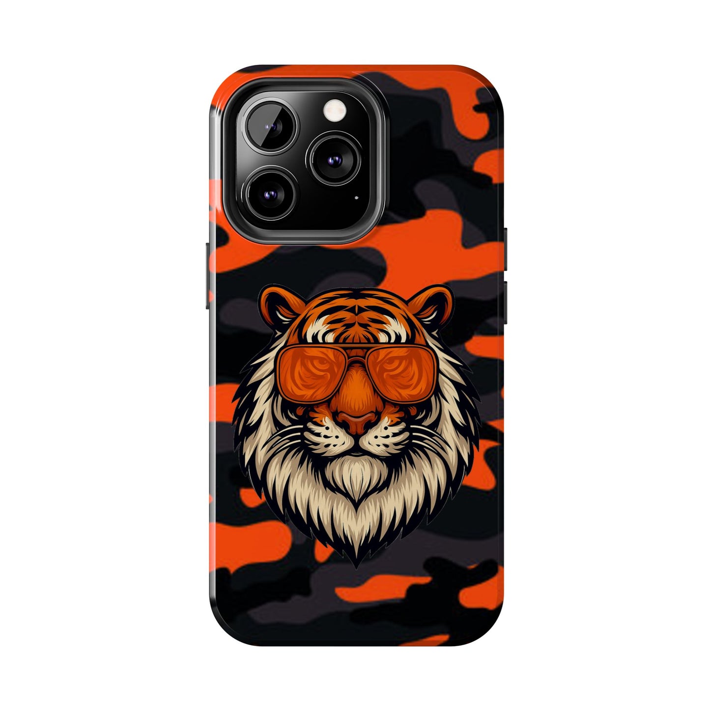 Seeing life through the orange tints Tiger Tough Phone Cases