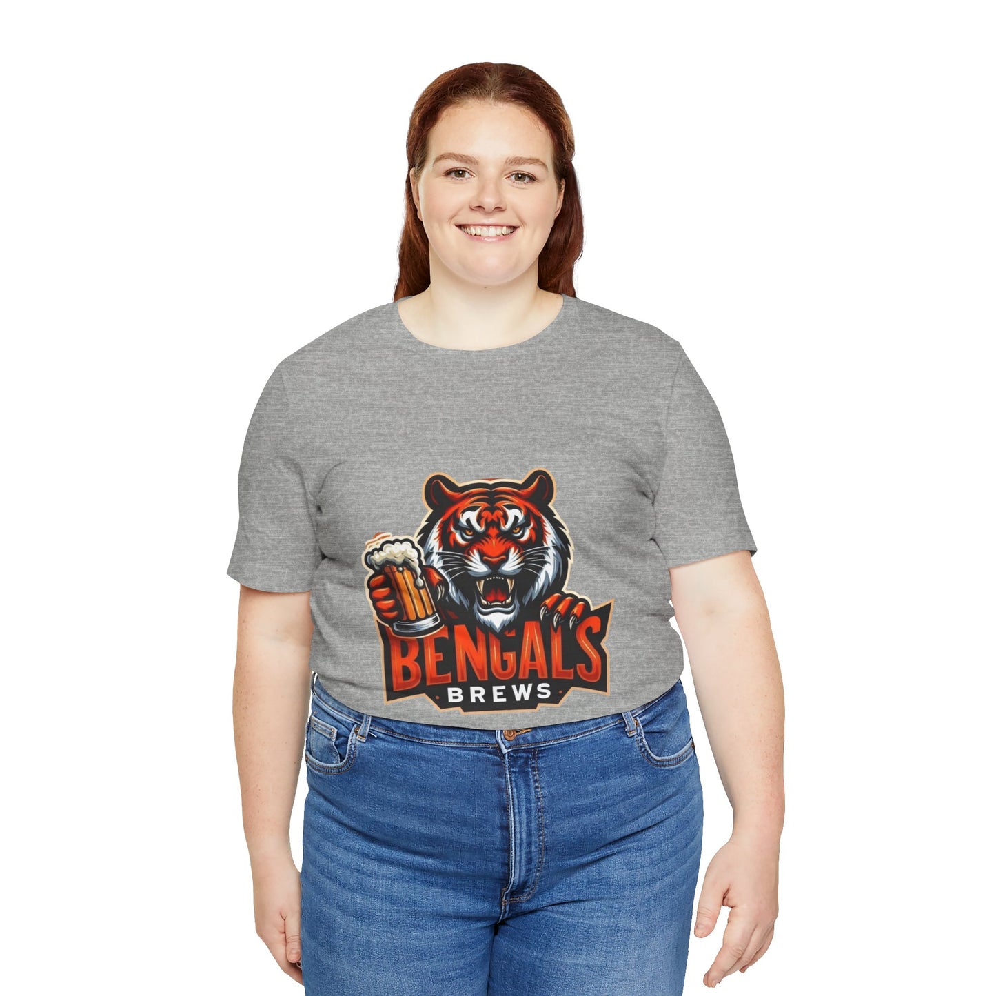 Bengals and Brews Tee Unisex Jersey Short Sleeve Tee