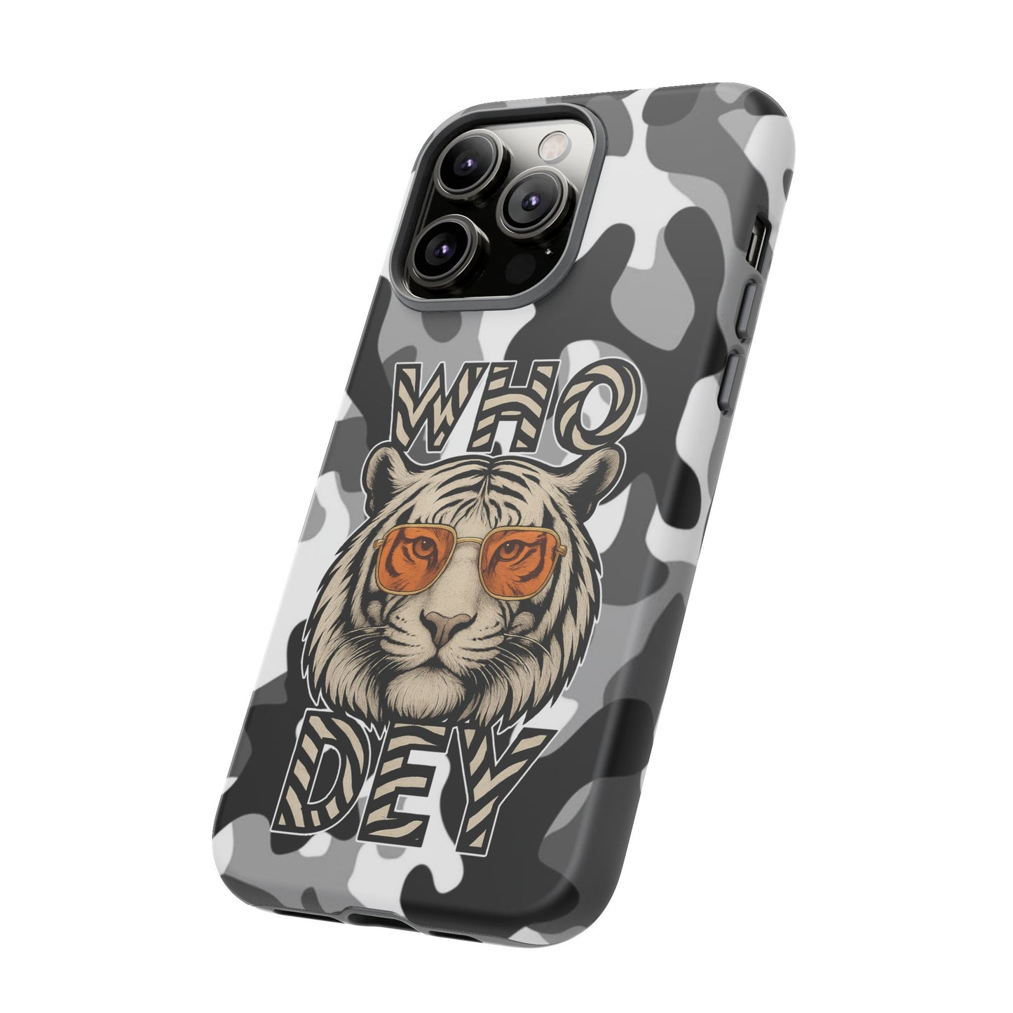 WhiteOut Tiger Phone Case for iPhone