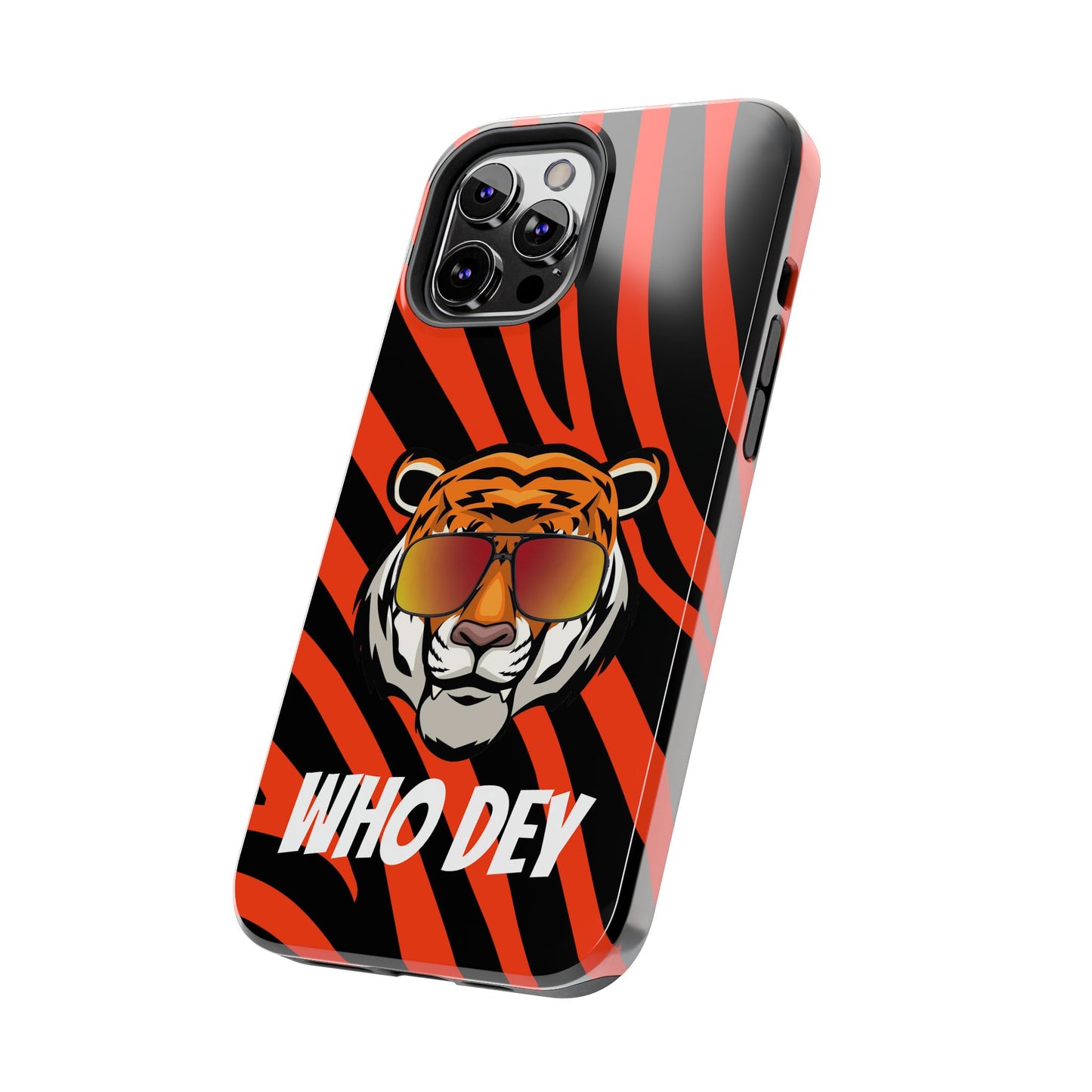 Who Dey Tiger Tough Phone Case