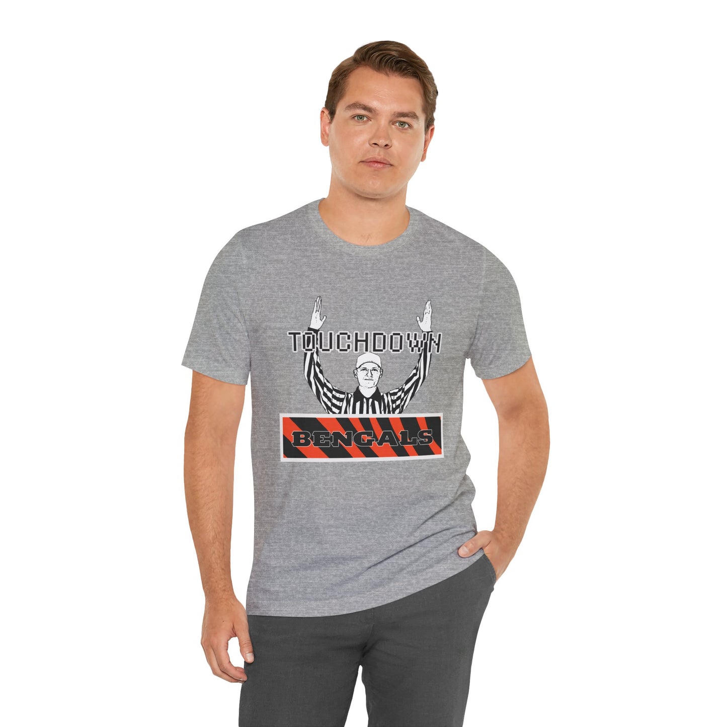 TouchDown Bengals Unisex Jersey Short Sleeve Tee