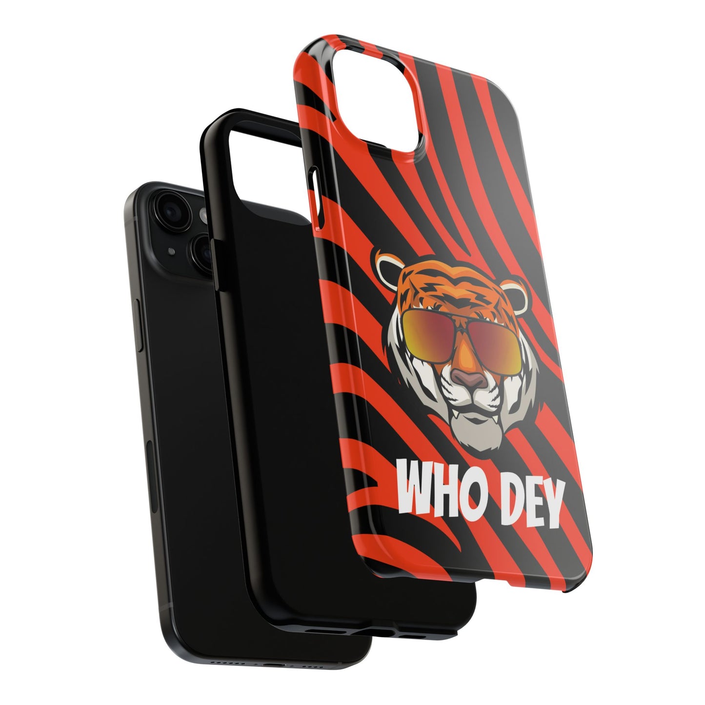 Who Dey Tiger Tough Phone Case