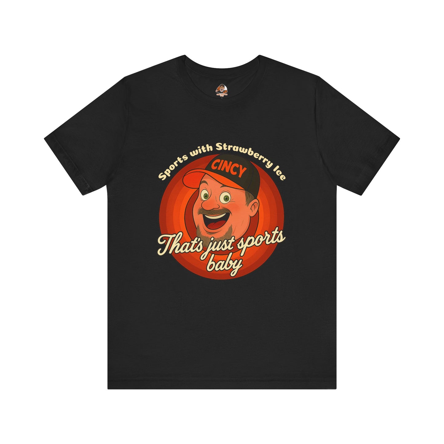 Sports with Strawberry Ice Tee, Casual Wear, Gift for Sports Fans, Unisex Shirt, Birthday or Holiday Apparel