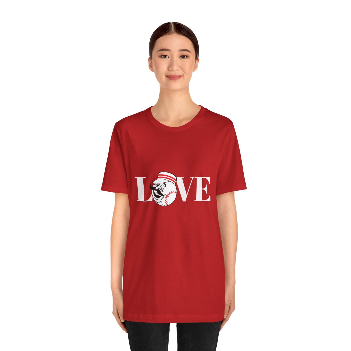 Love Baseball Unisex Jersey Tee