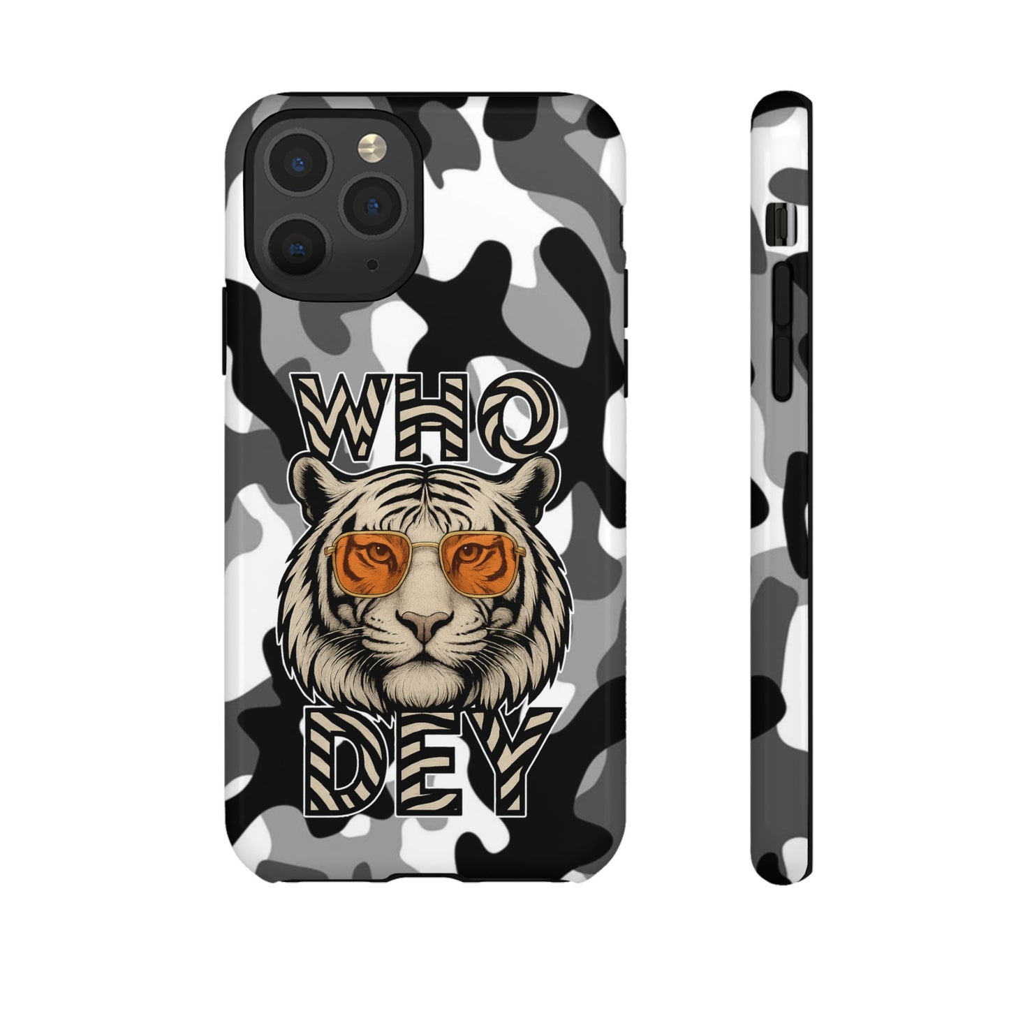 WhiteOut Tiger Phone Case for iPhone