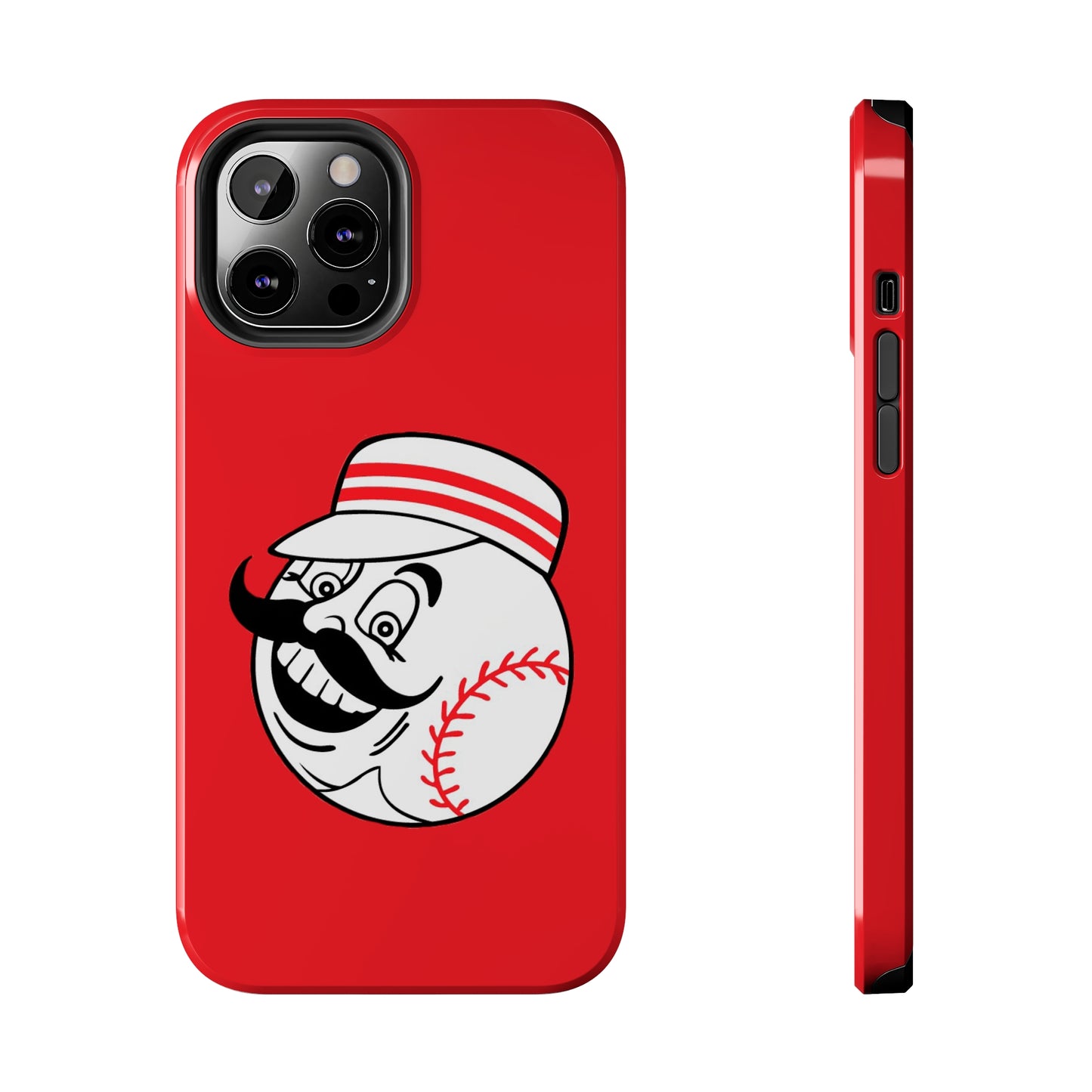BaseBall Head Tough Phone Cases