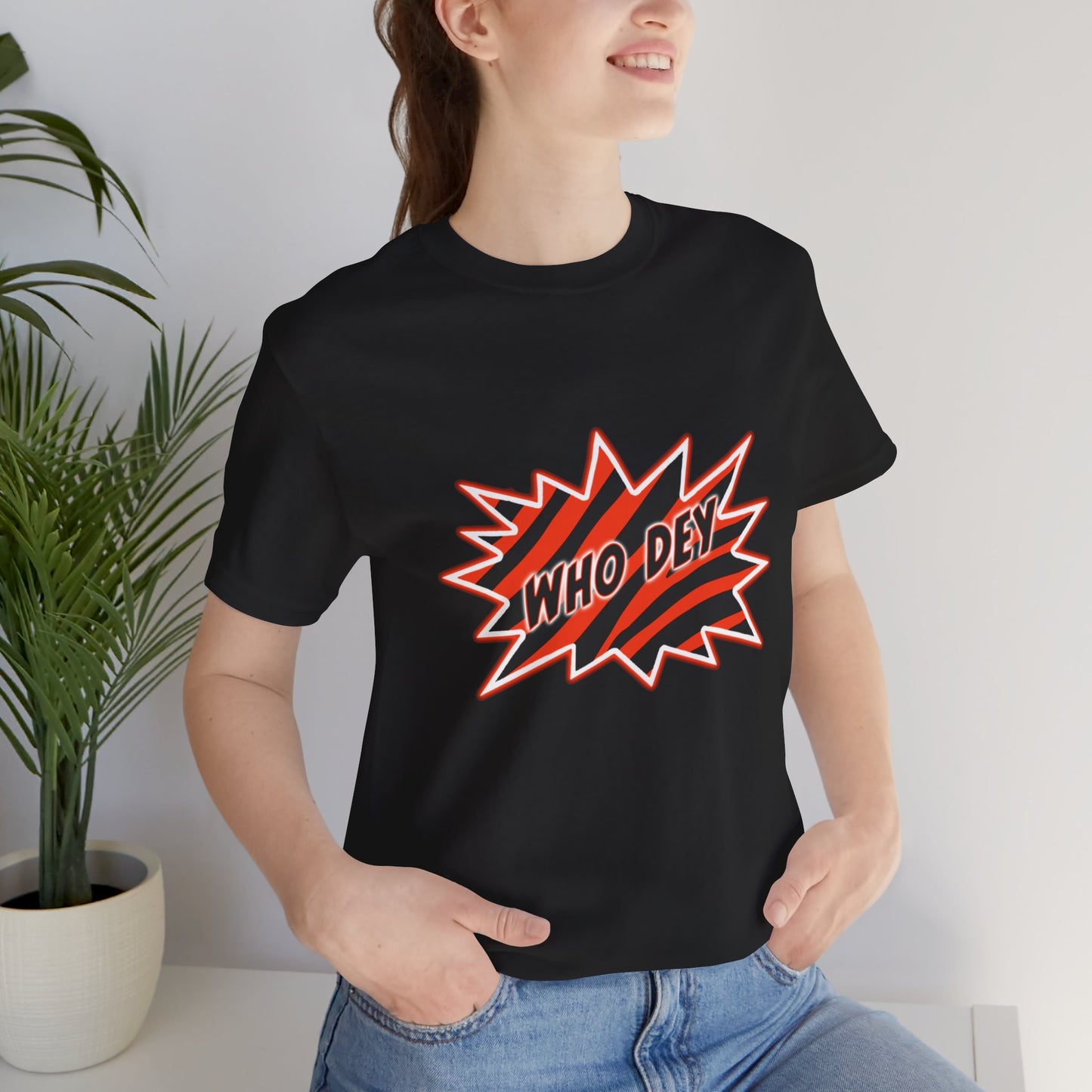 Who Dey! Unisex Jersey Short Sleeve Tee