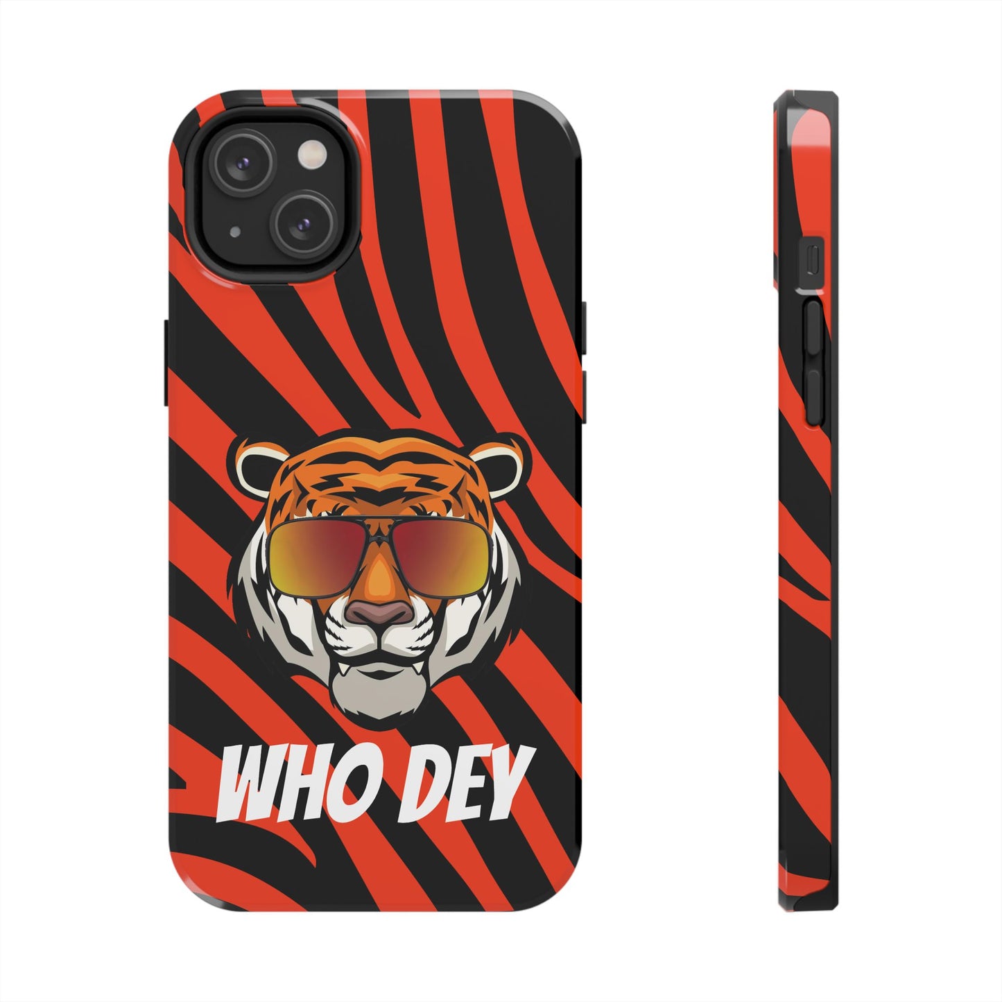 Who Dey Tiger Tough Phone Case