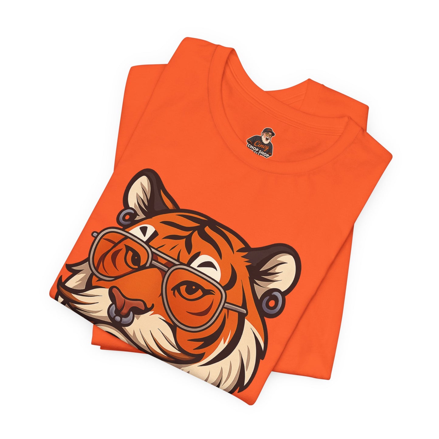 WhoDey Tiger Graphic Tee - Unisex Jersey Tee