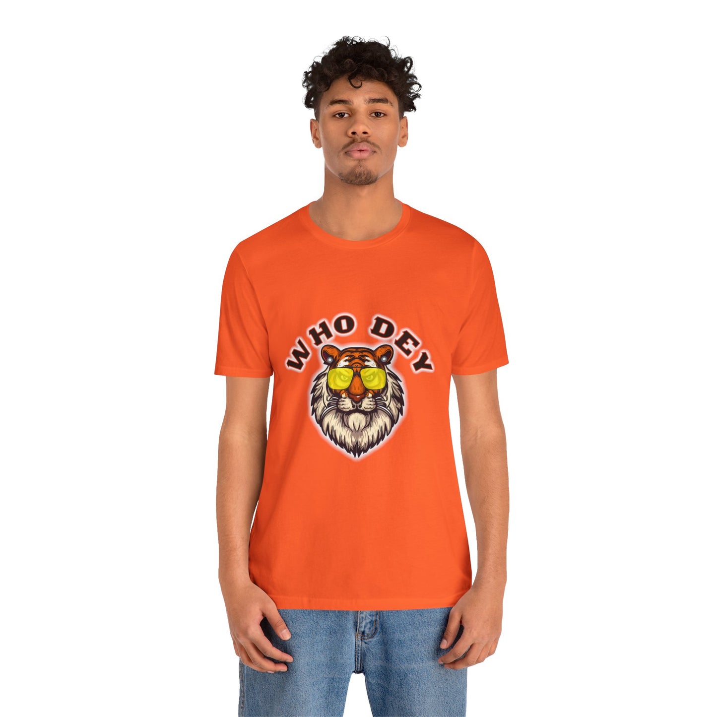 Who Dey CS513 Unisex Jersey Short Sleeve Tee