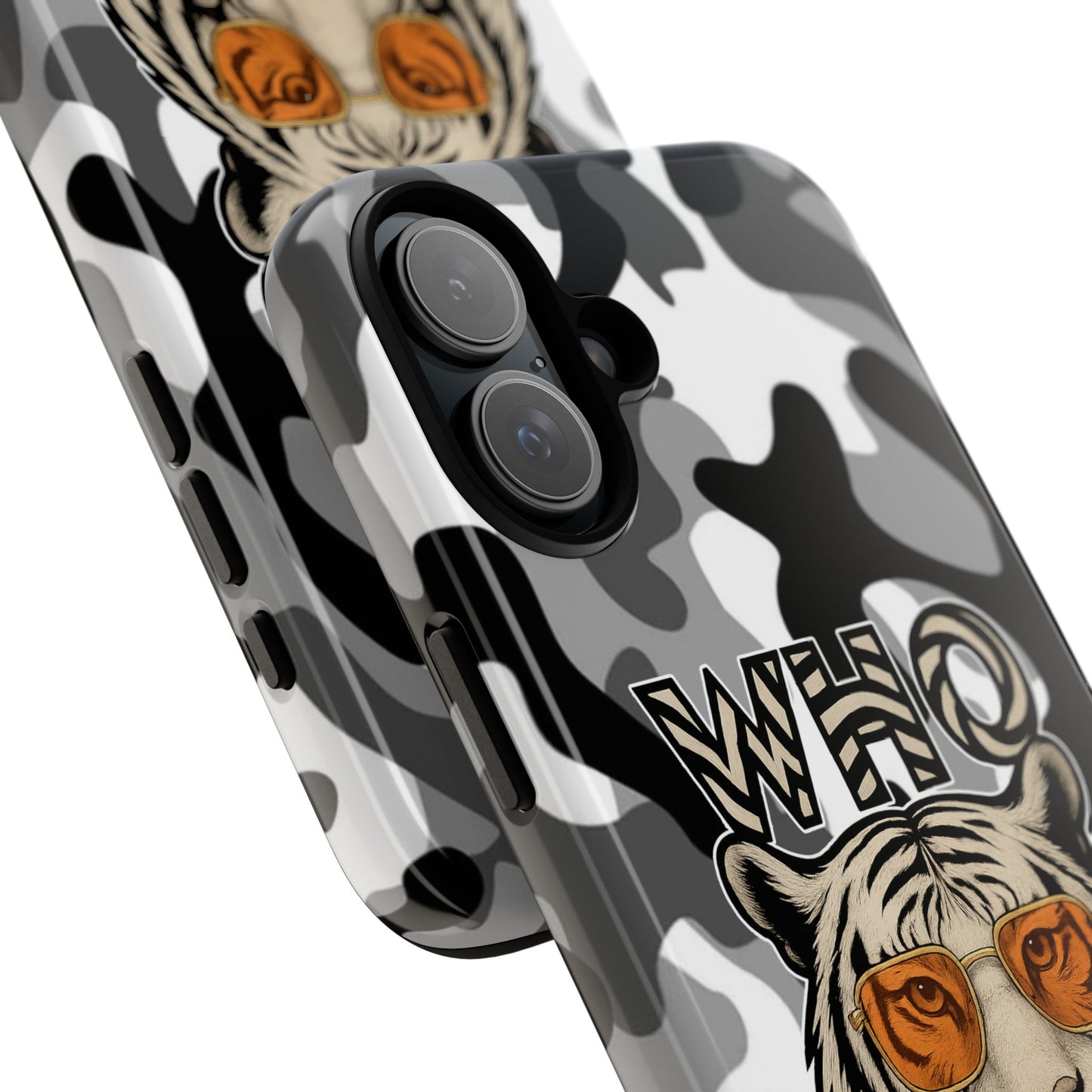 WhiteOut Tiger Phone Case for iPhone