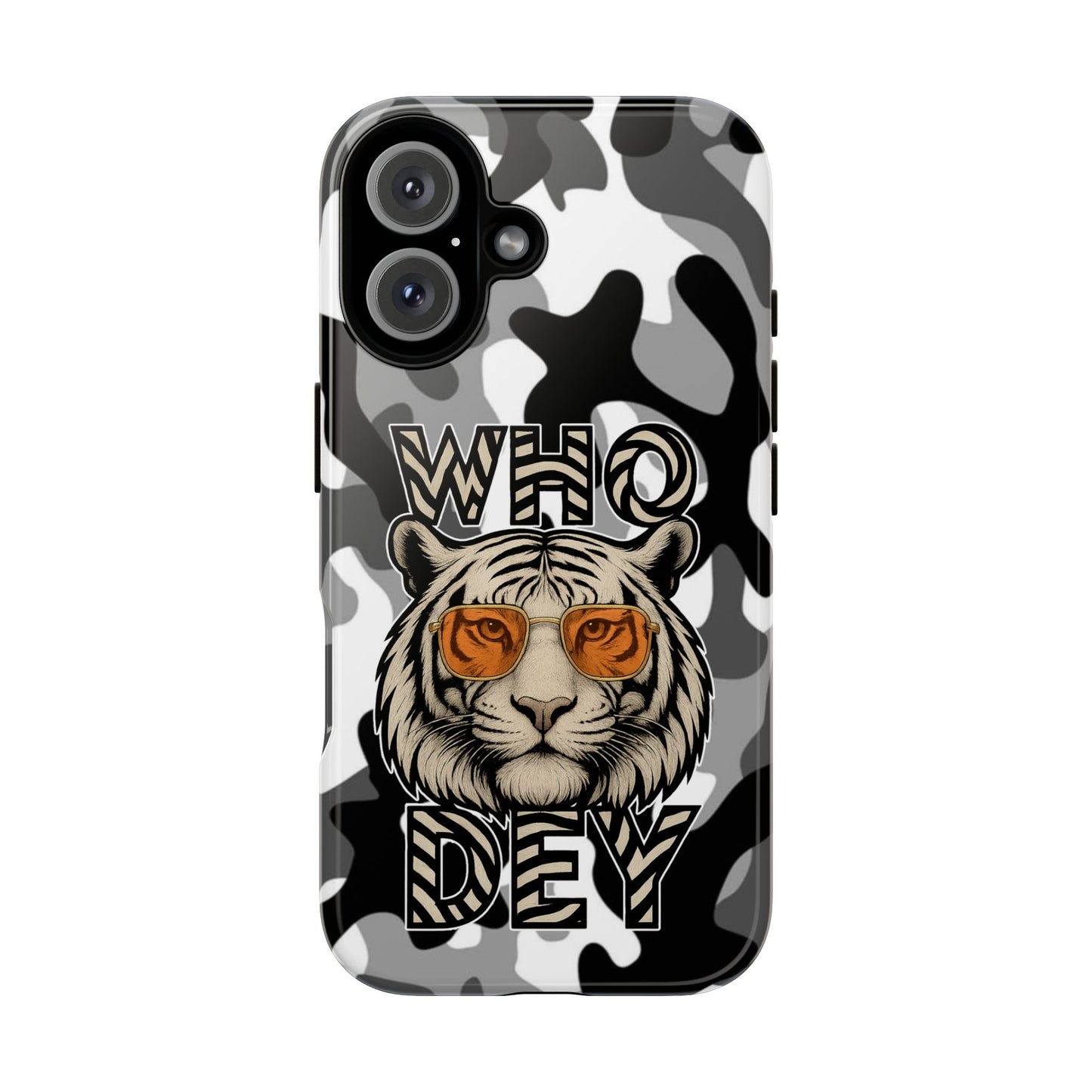 WhiteOut Tiger Phone Case for iPhone