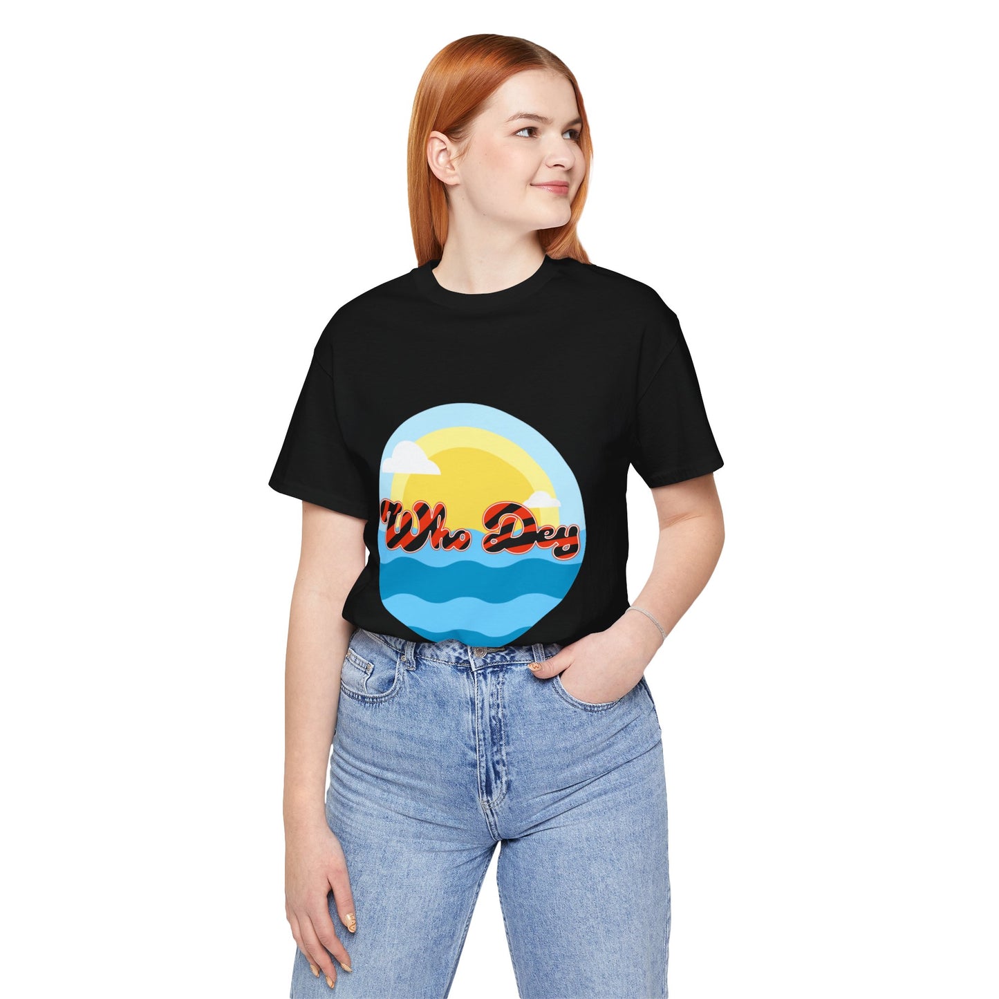 Who Dey Vibes Unisex Jersey Short Sleeve Tee