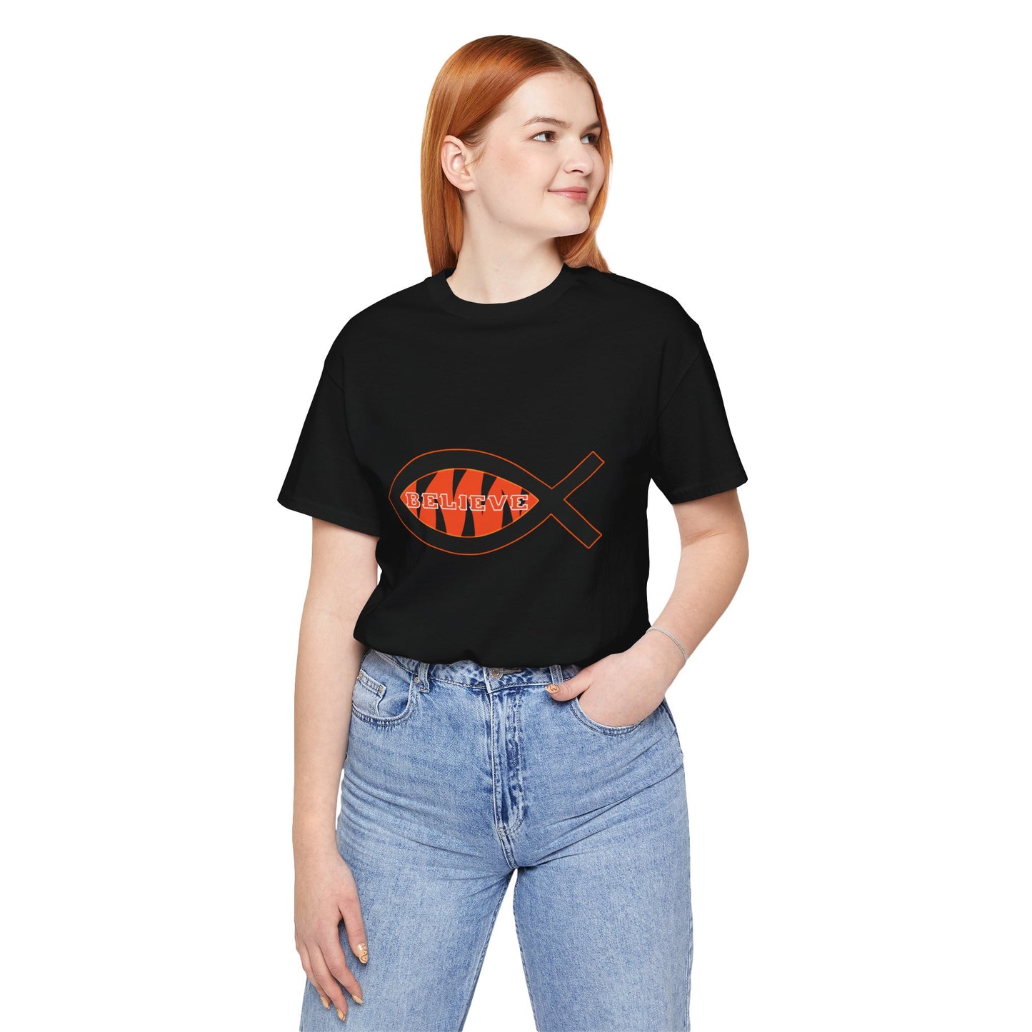 Believe in Bengals Unisex Jersey Short Sleeve Tee