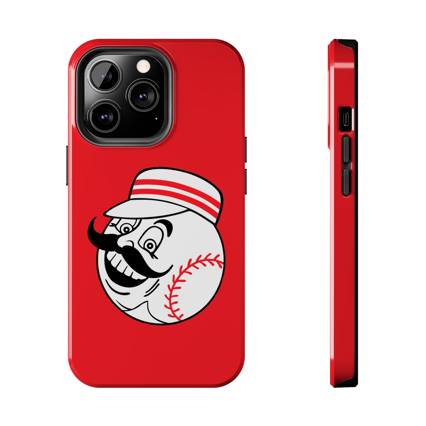 BaseBall Head Tough Phone Cases