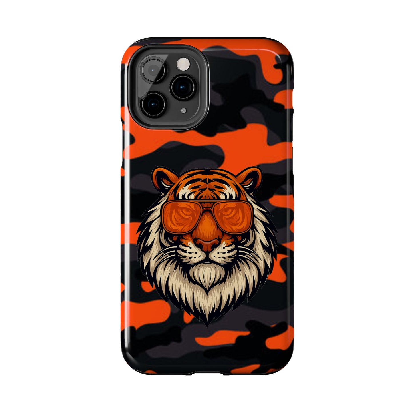 Seeing life through the orange tints Tiger Tough Phone Cases