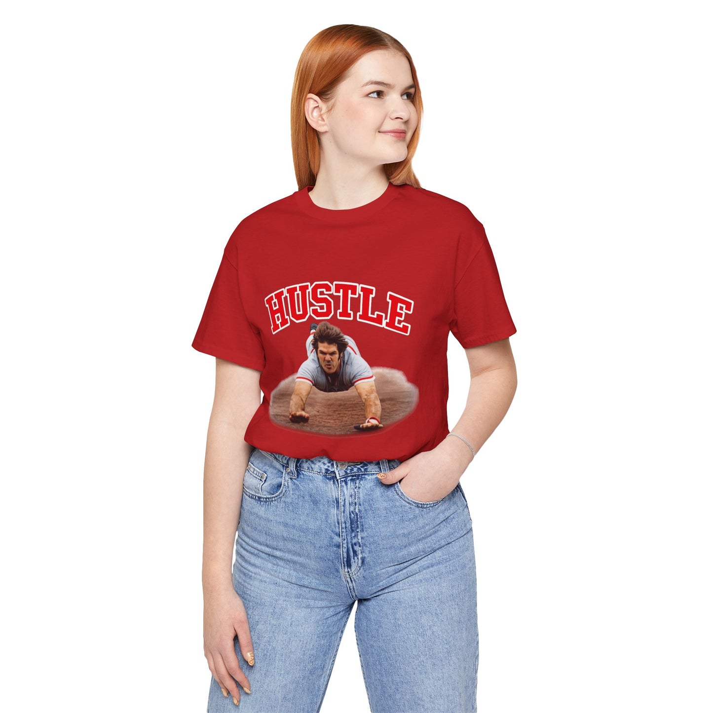 Hustle T-Shirt — Vintage Action Photo Graphic Tee for Motivated Fans