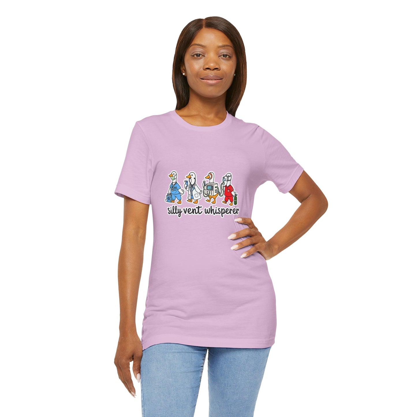 Silly Vent Whisperer Tee — Funny Crew respiratory care club