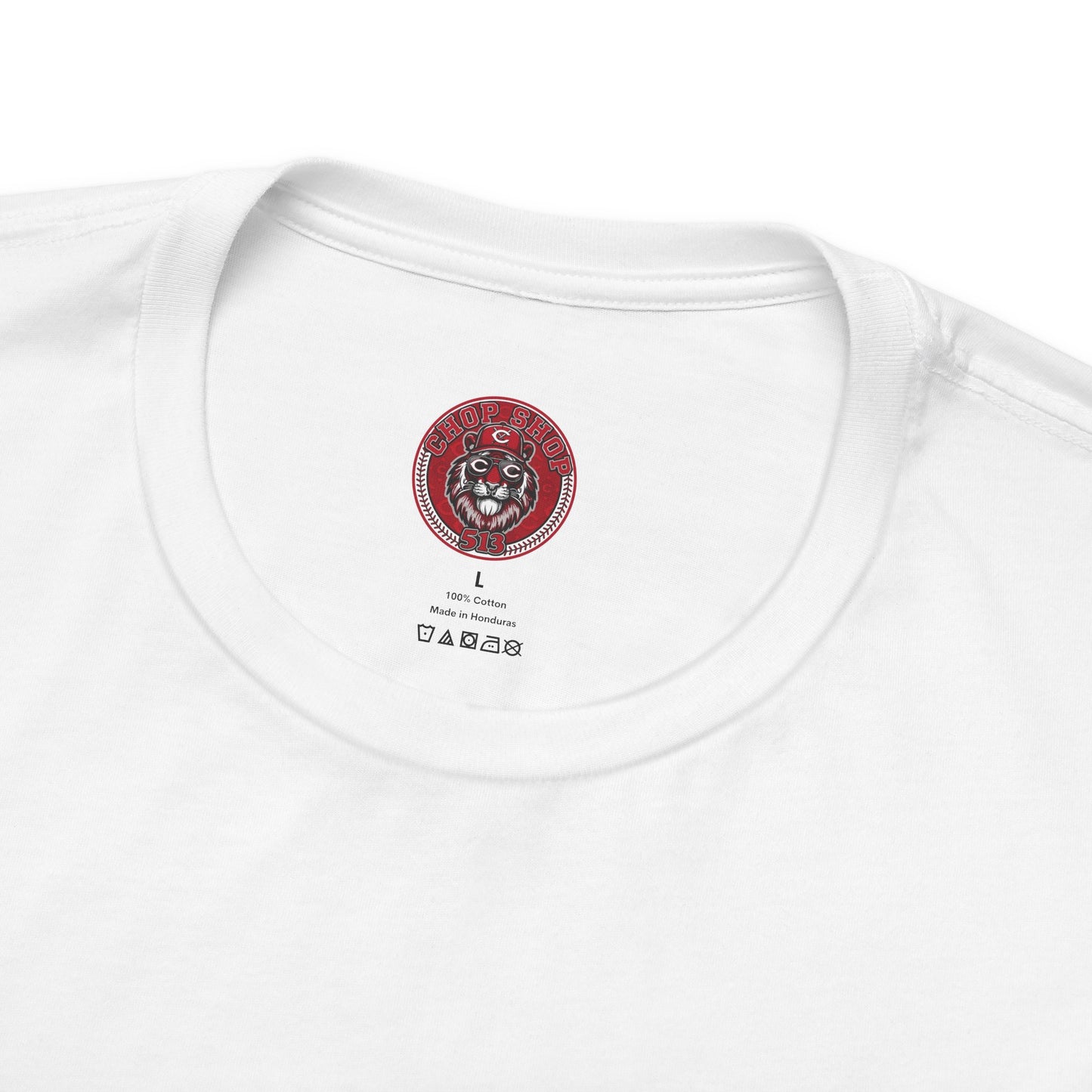 Cincinnati Reds Vintage Train "GET OFF THE TRACKS" Tee — Baseball Fan Shirt