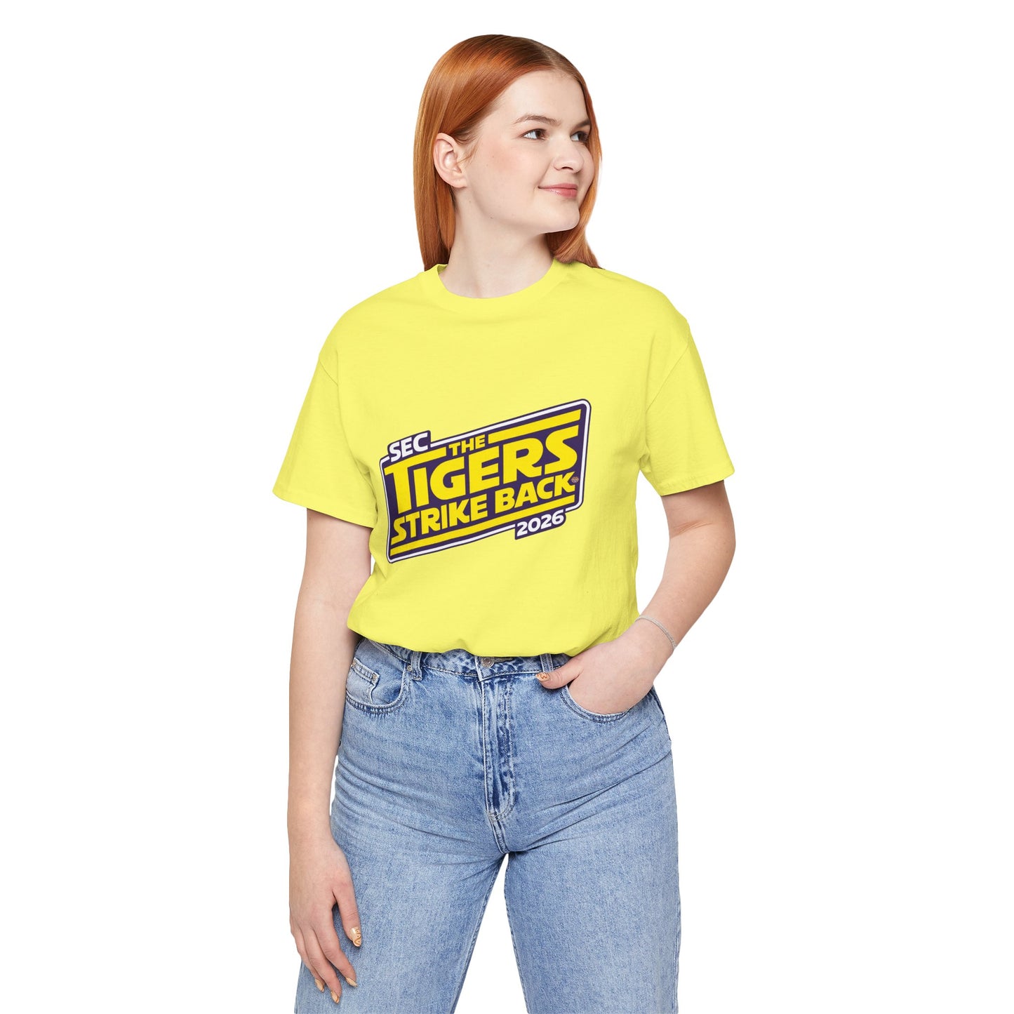 LSU Tigers Strike Back Unisex Jersey Short Sleeve Tee