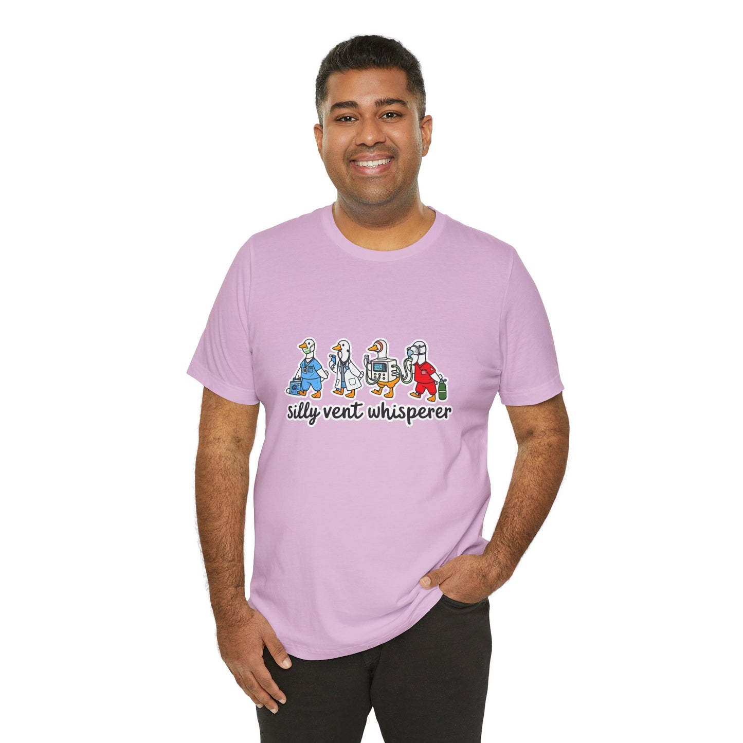 Silly Vent Whisperer Tee — Funny Crew respiratory care club