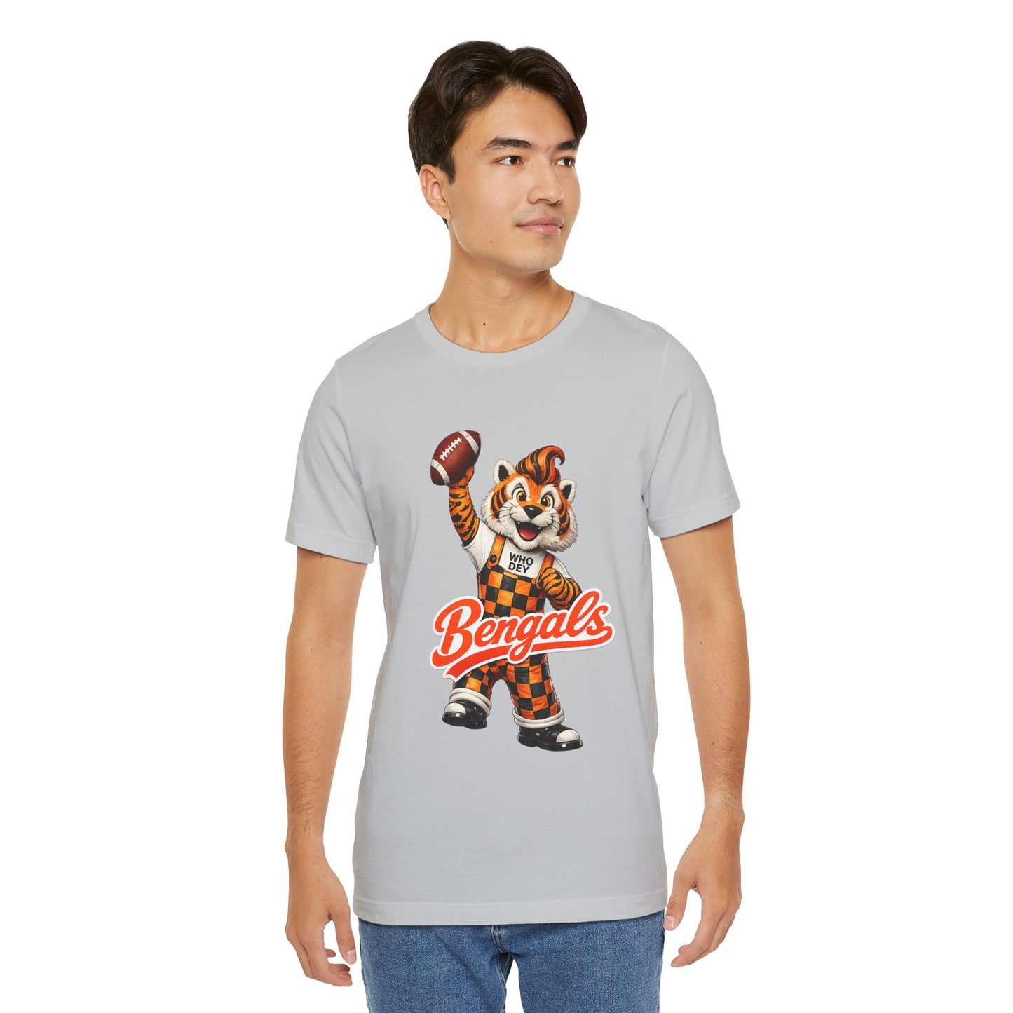 Bengals Mascot Football T-Shirt — Vintage Tiger Fan Tee