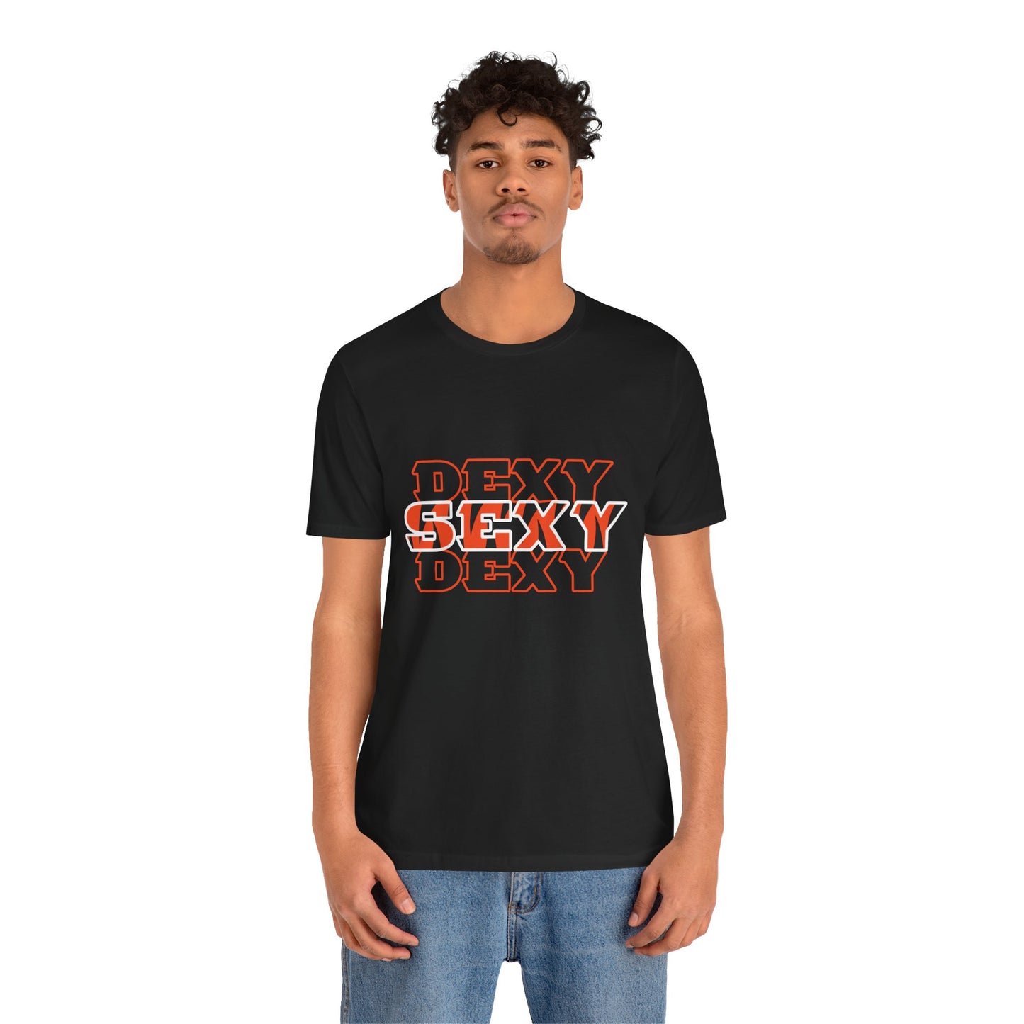Sexy Dexy Graphic Tee — Bold Retro Text Shirt