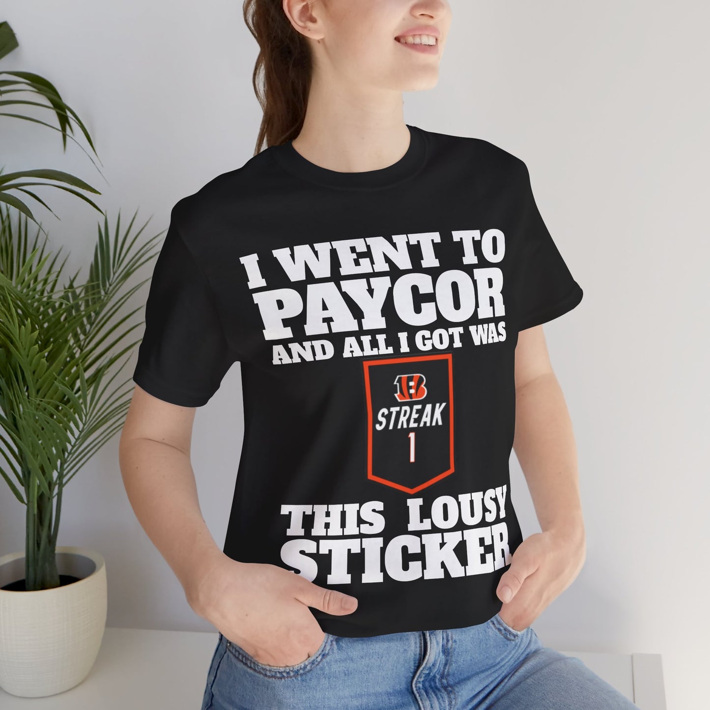 STREAK sticker Unisex Tee, Casual T-Shirt for Paycor Event, Funny Gift for Friends, Bright Orange Tee for Parties, [...]