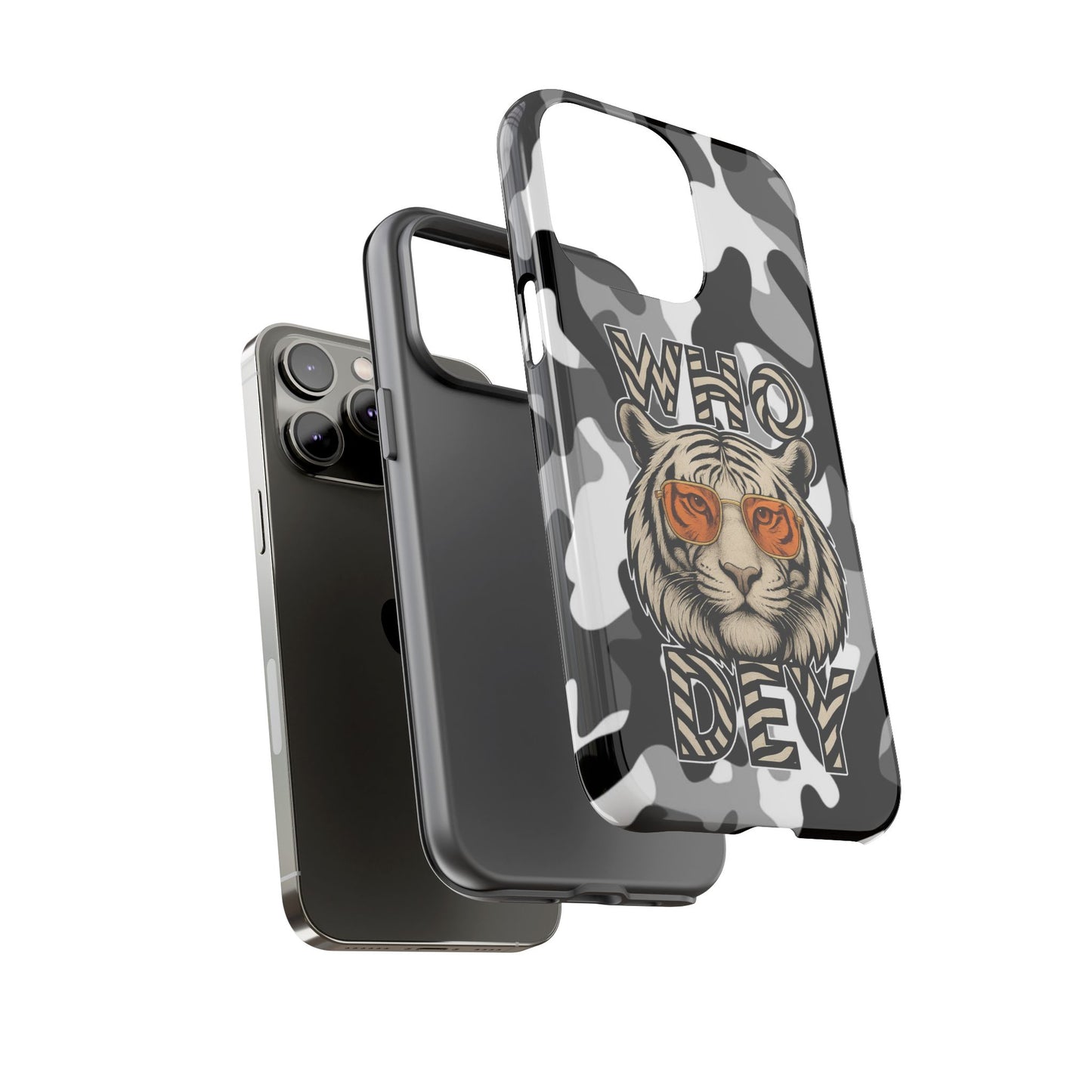 WhiteOut Tiger Phone Case for iPhone