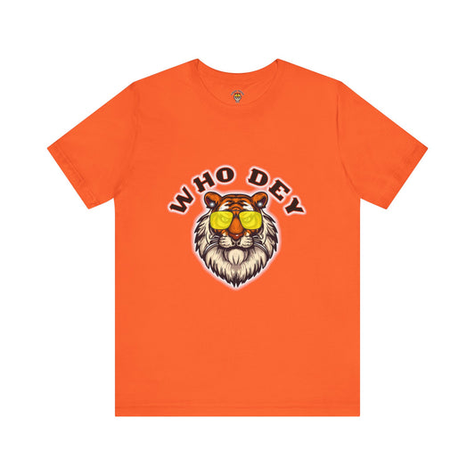 Who Dey CS513 Unisex Jersey Short Sleeve Tee