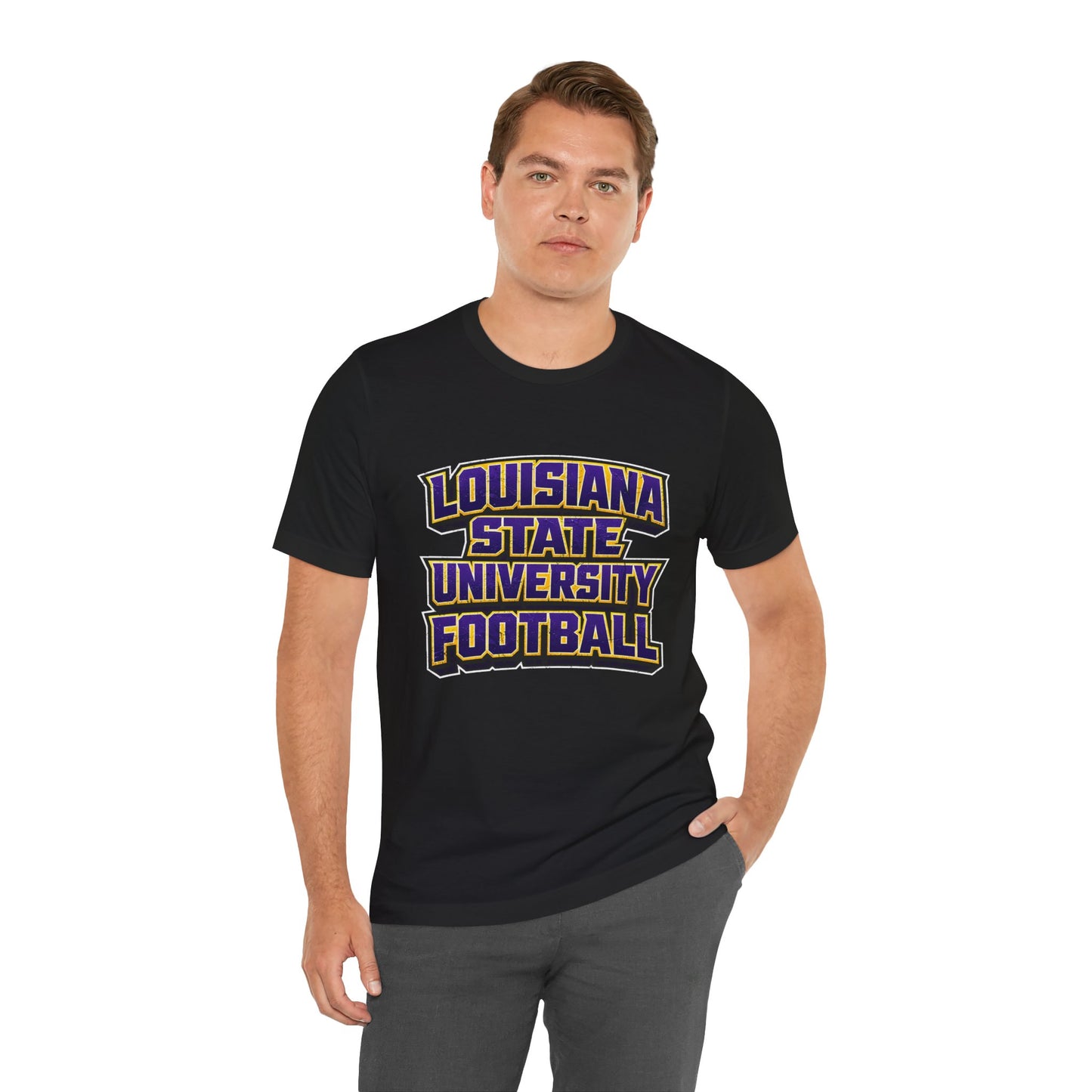 Set It Off LSU Football T‑Shirt — 'Louisiana State University Football' Graphic Tee