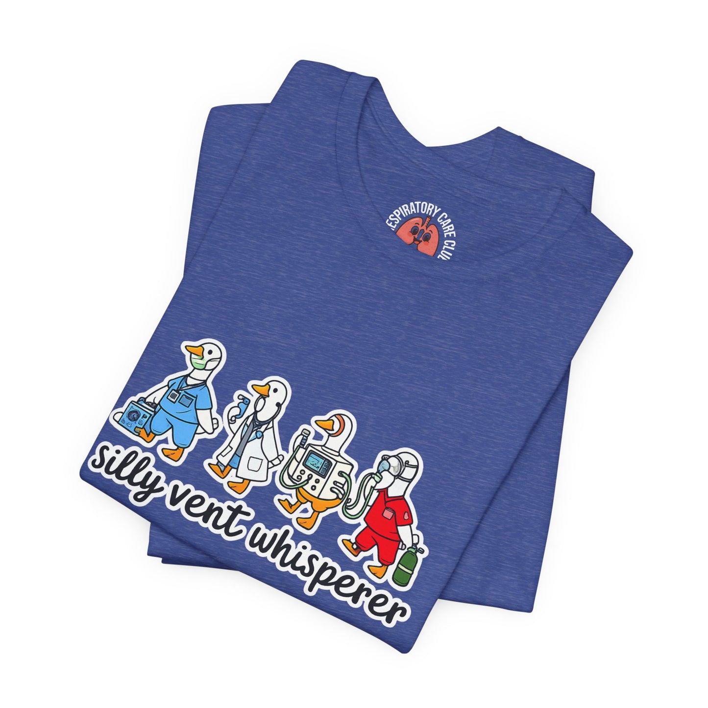 Silly Vent Whisperer Tee — Funny Crew respiratory care club