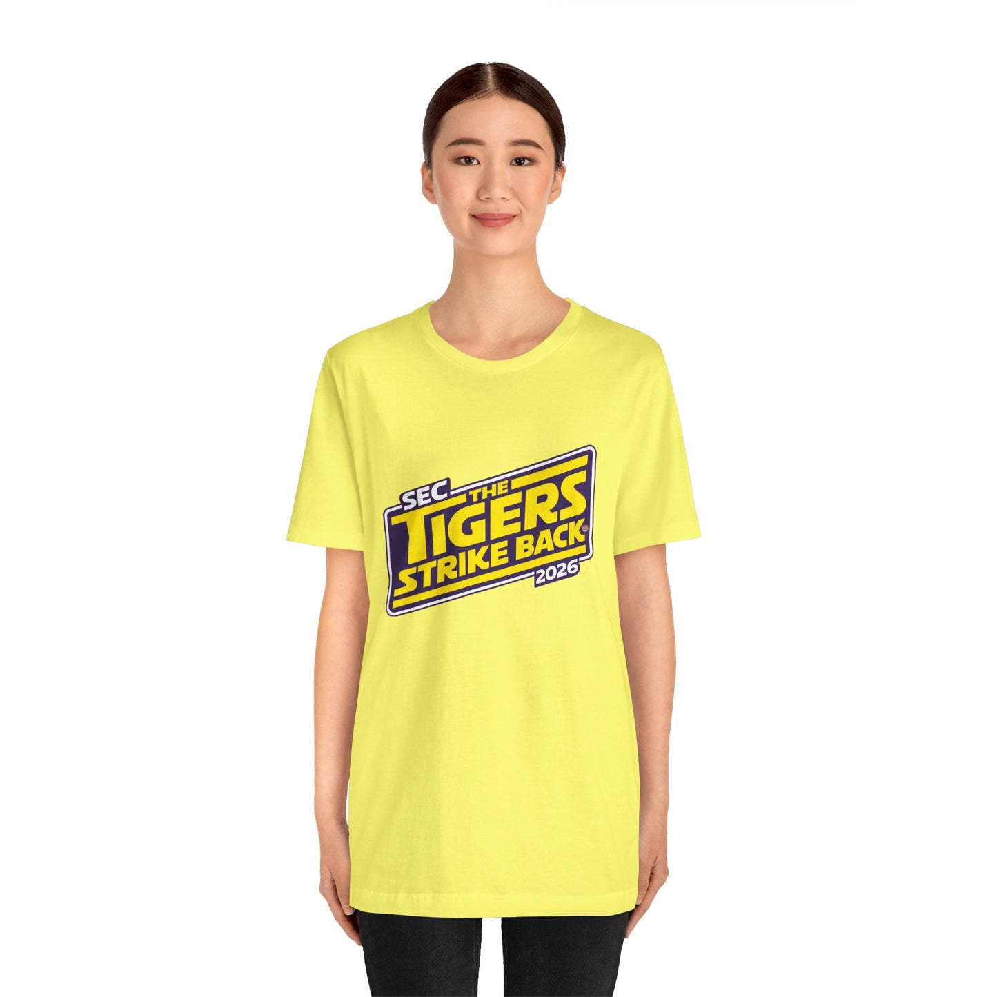 LSU Tigers Strike Back Unisex Jersey Short Sleeve Tee