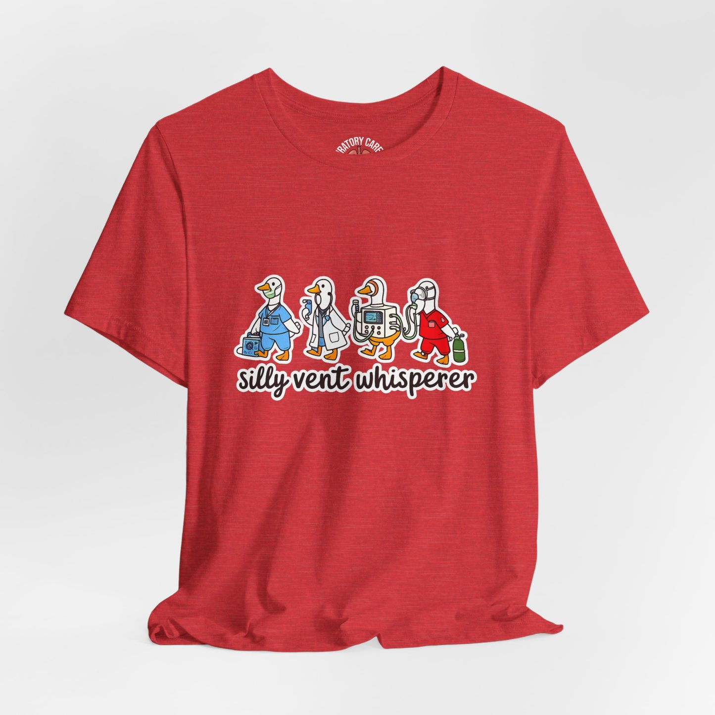 Silly Vent Whisperer Tee — Funny Crew respiratory care club