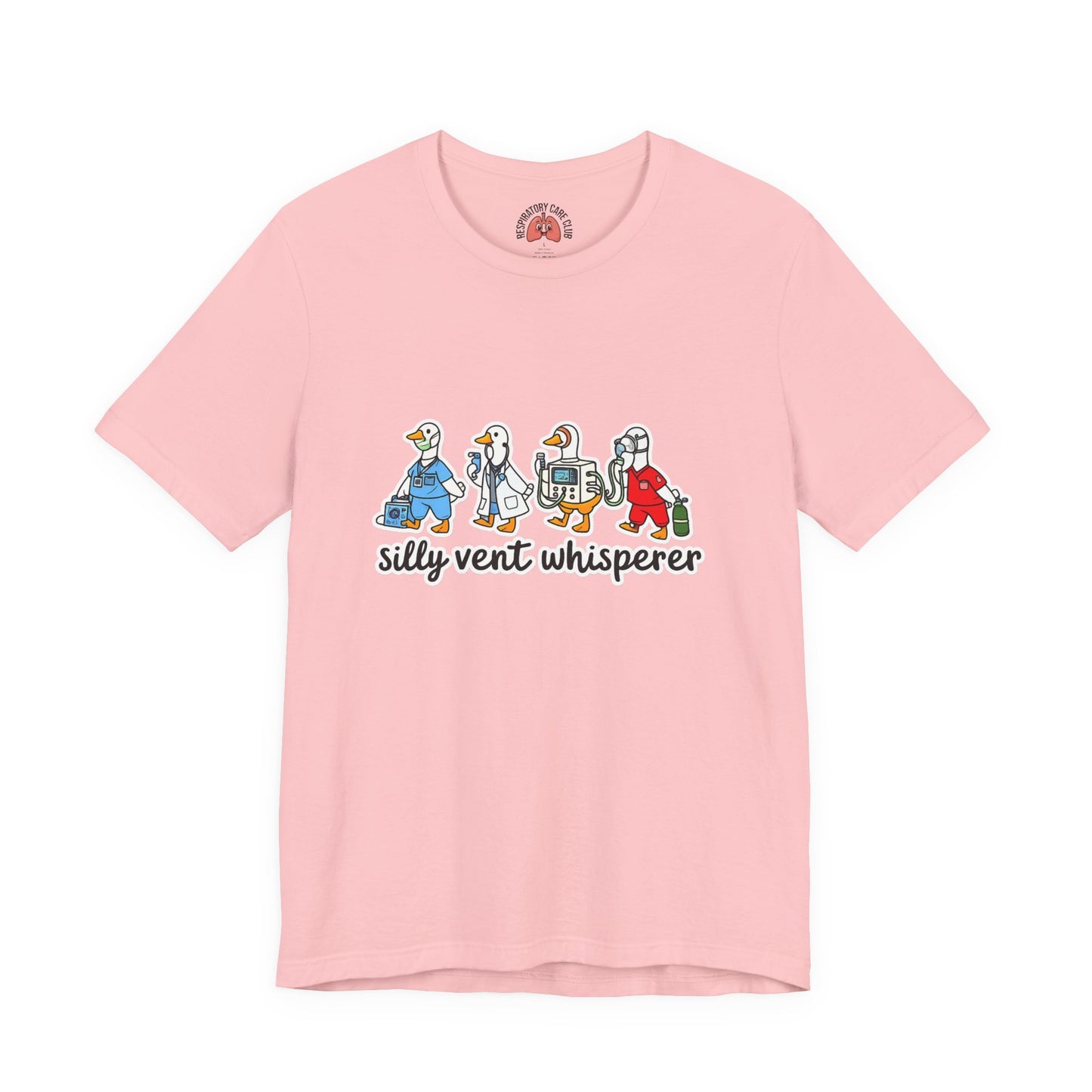 Silly Vent Whisperer Tee — Funny Crew respiratory care club