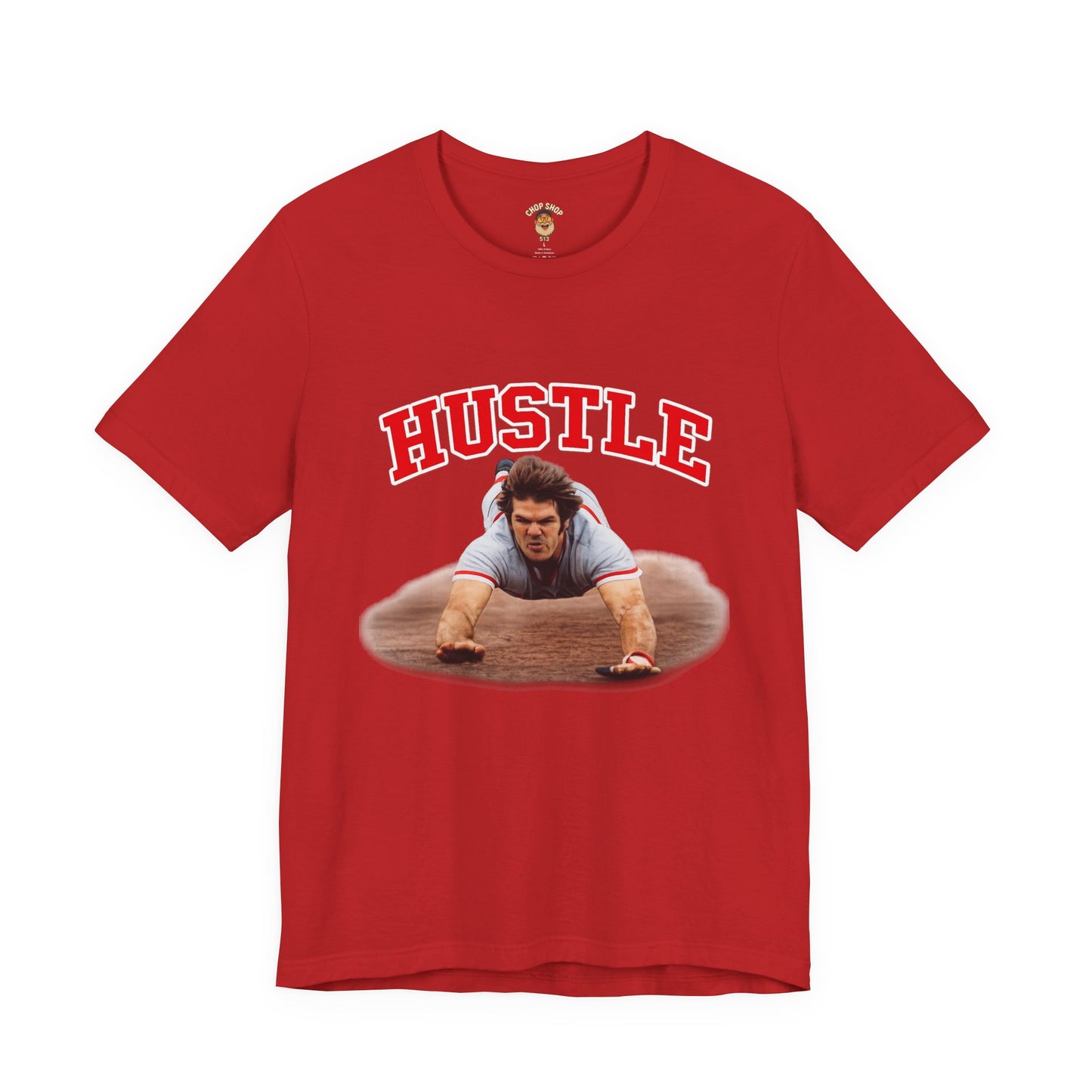 Hustle T-Shirt — Vintage Action Photo Graphic Tee for Motivated Fans