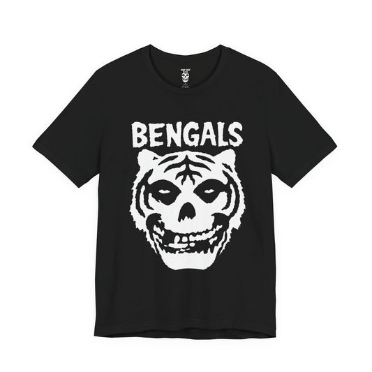 Bengals Skull Tee — Vintage Tiger Skull Graphic T‑Shirt