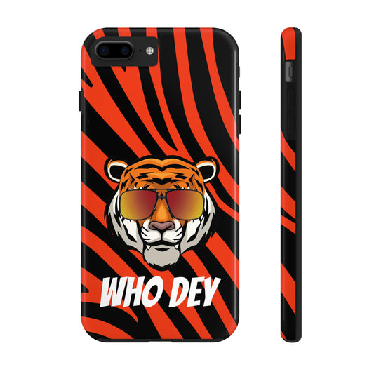 Who Dey Tiger Tough Phone Case