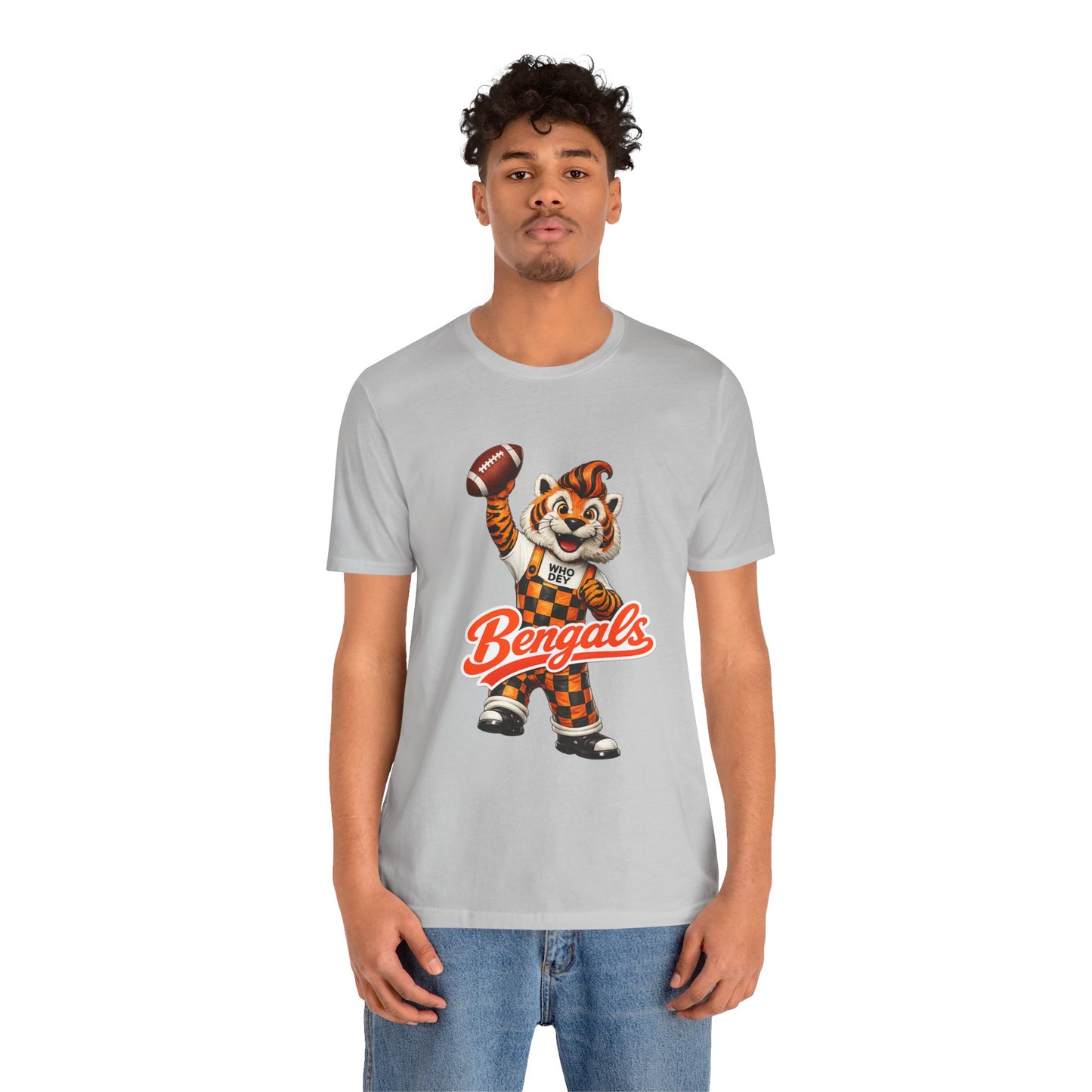 Bengals Mascot Football T-Shirt — Vintage Tiger Fan Tee