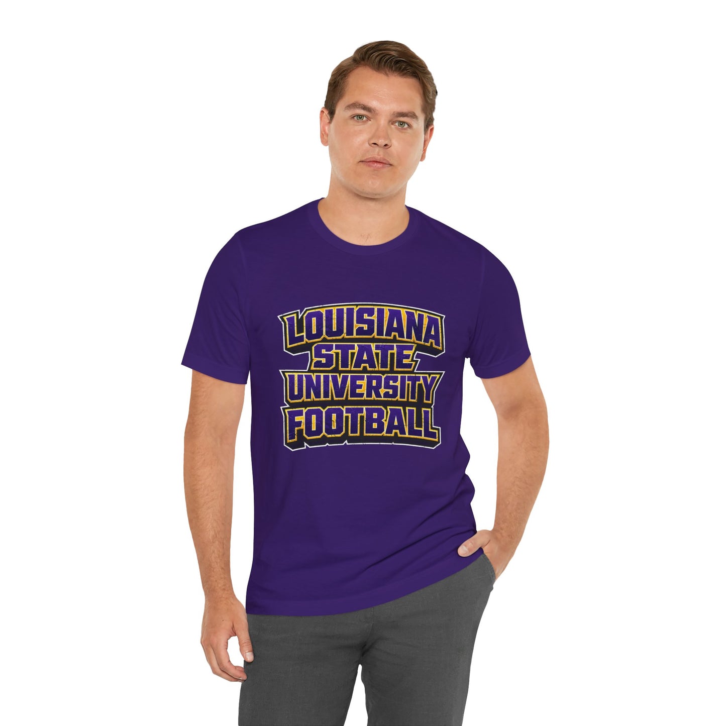 Set It Off LSU Football T‑Shirt — 'Louisiana State University Football' Graphic Tee