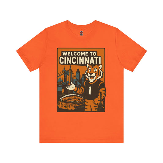 Welcome to Cincinnati Bengals Unisex Tee Shirt