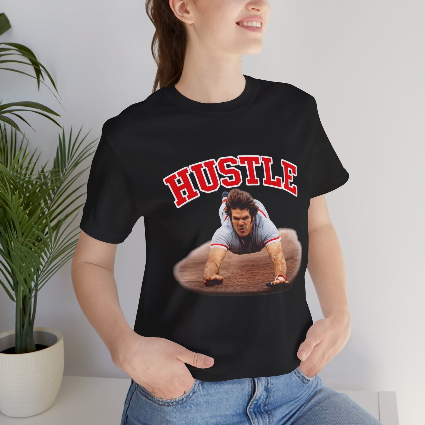 Hustle T-Shirt — Vintage Action Photo Graphic Tee for Motivated Fans