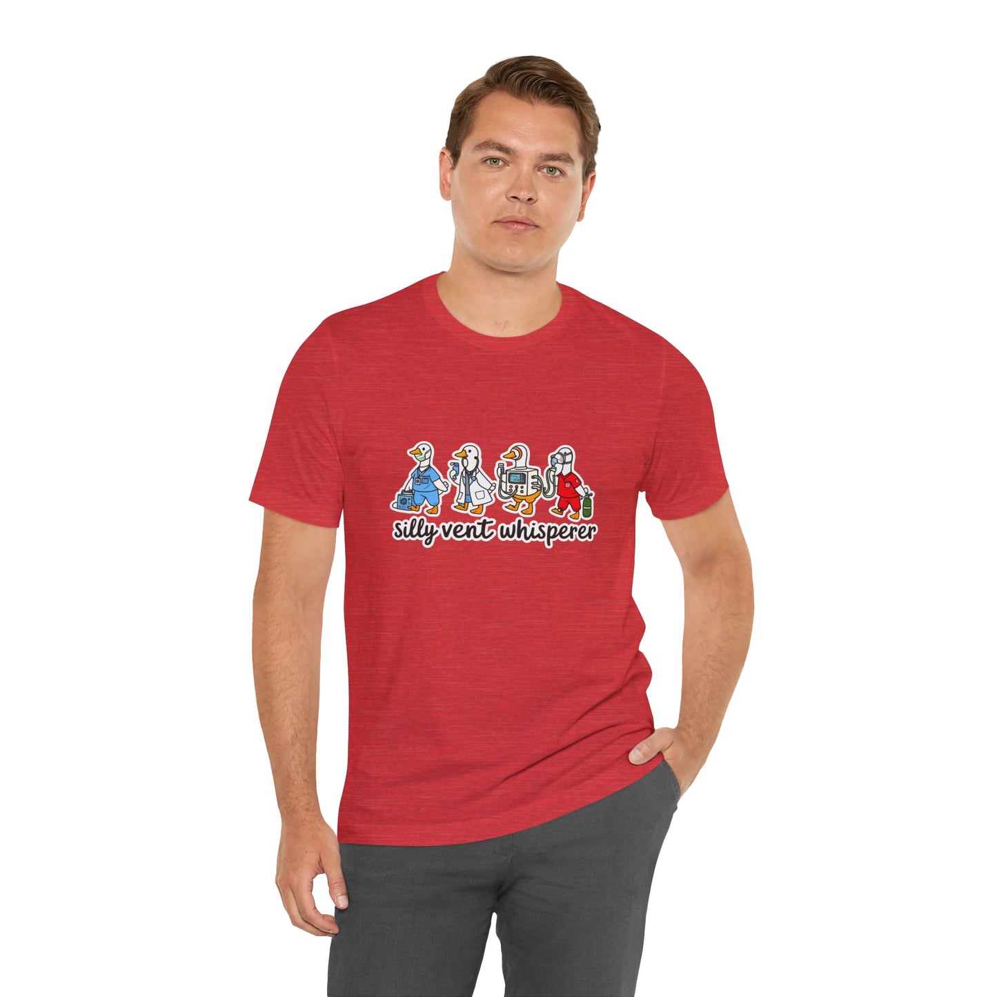 Silly Vent Whisperer Tee — Funny Crew respiratory care club