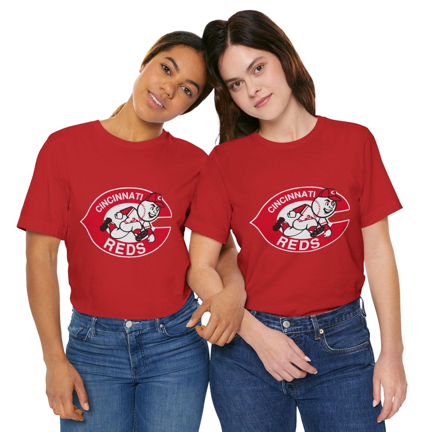 Cincinnati Reds Logo Baseball T‑Shirt — Retro Mr. Redlegs Fan Tee