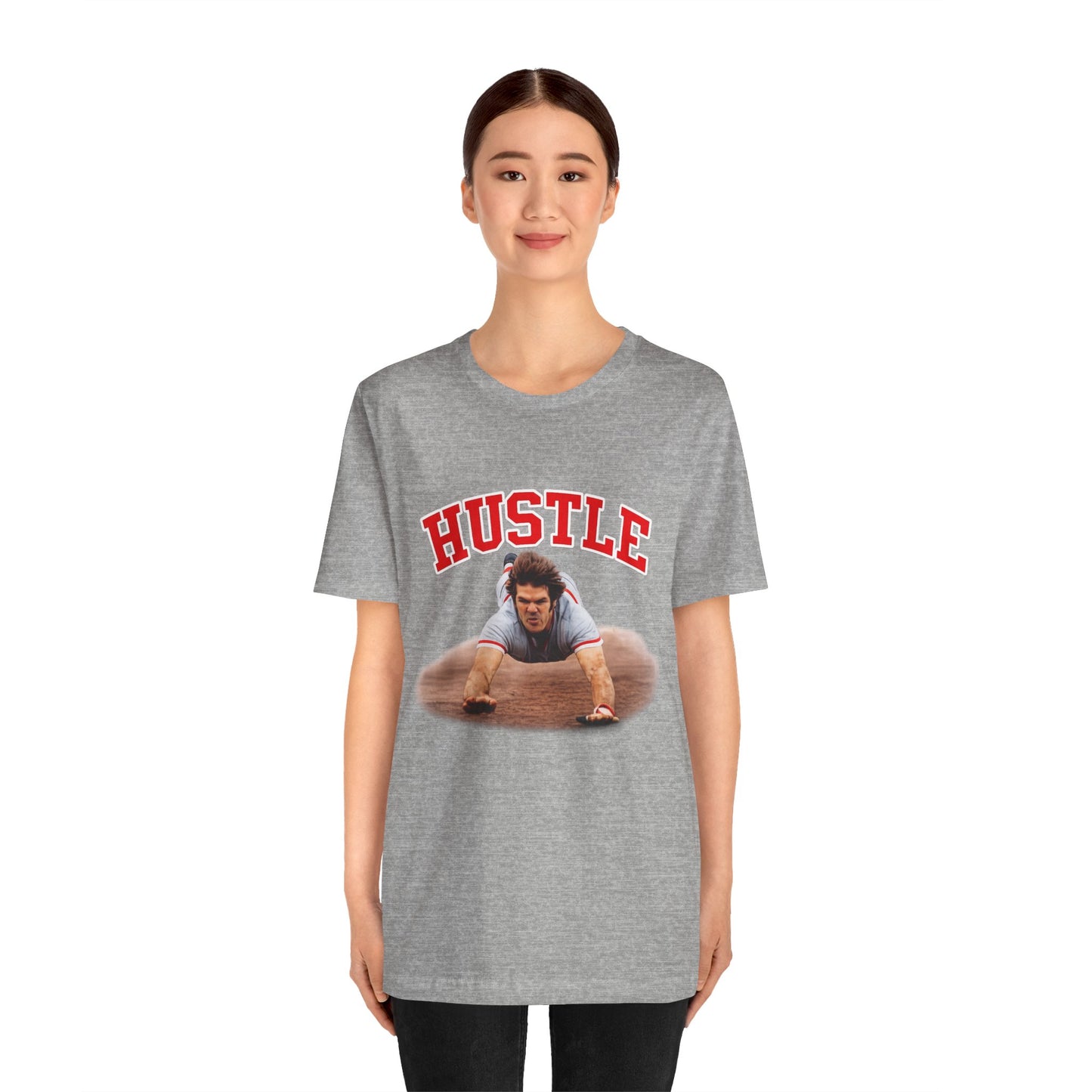 Hustle T-Shirt — Vintage Action Photo Graphic Tee for Motivated Fans
