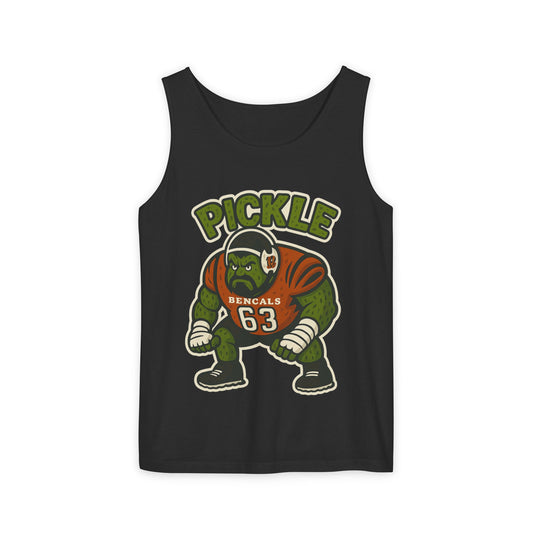 Pickle Fairchild Football Tank Top, Unisex Sports Apparel, Summer Workout Shirt, Game Day Gear, Funny Graphic Top