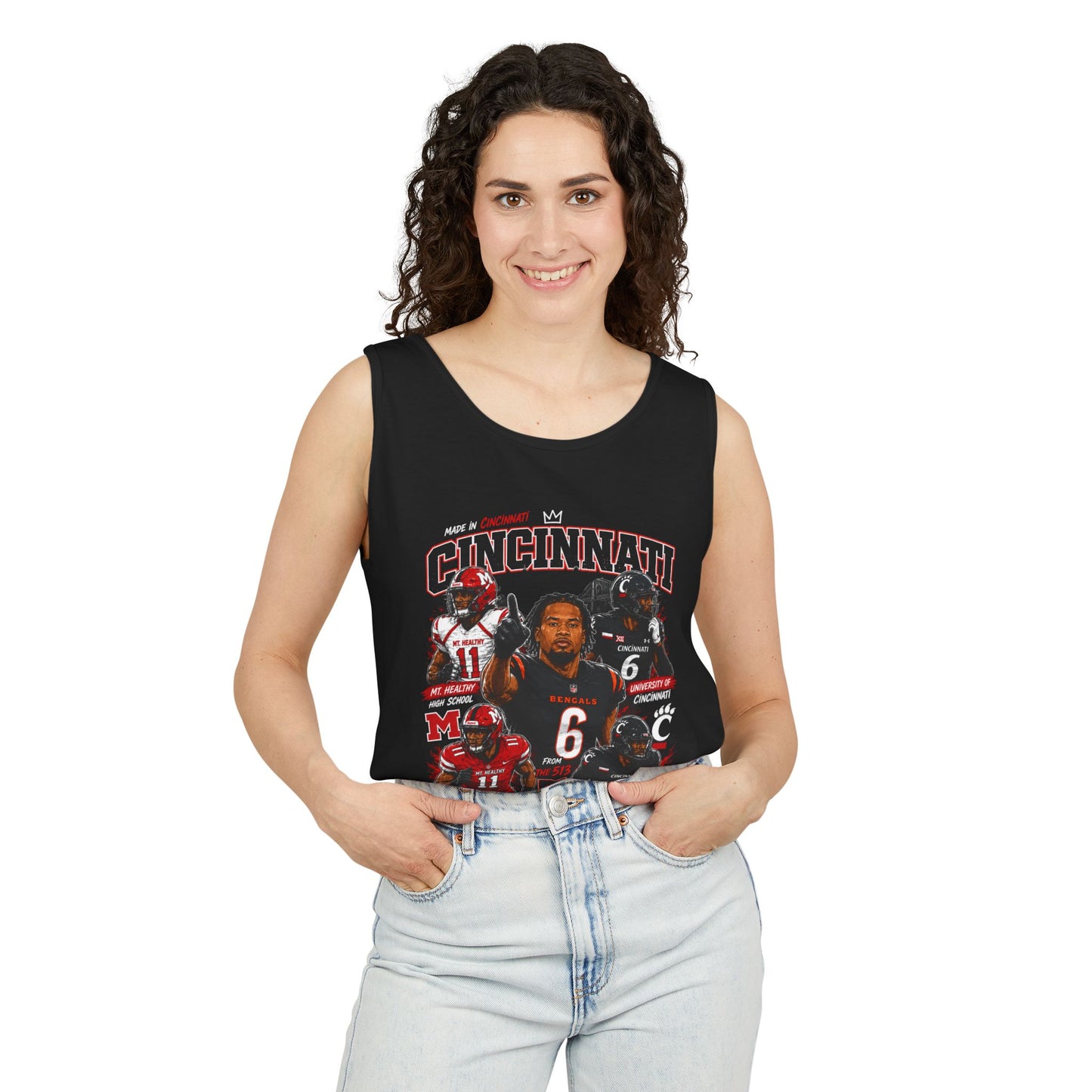 Cincinnati 'Homegrown Bryan Cook' Football Tank Top