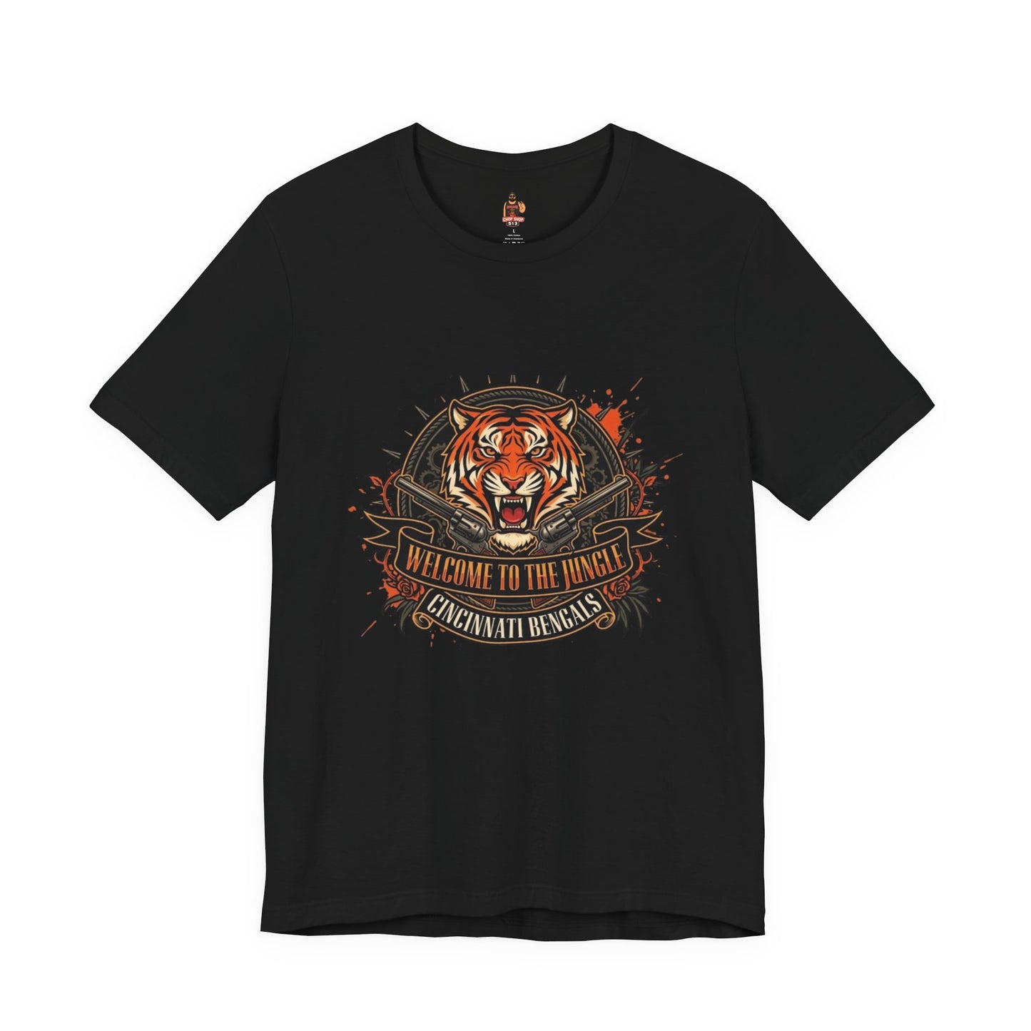 Cincinnati Bengals "Welcome to the Jungle" Tiger T-Shirt