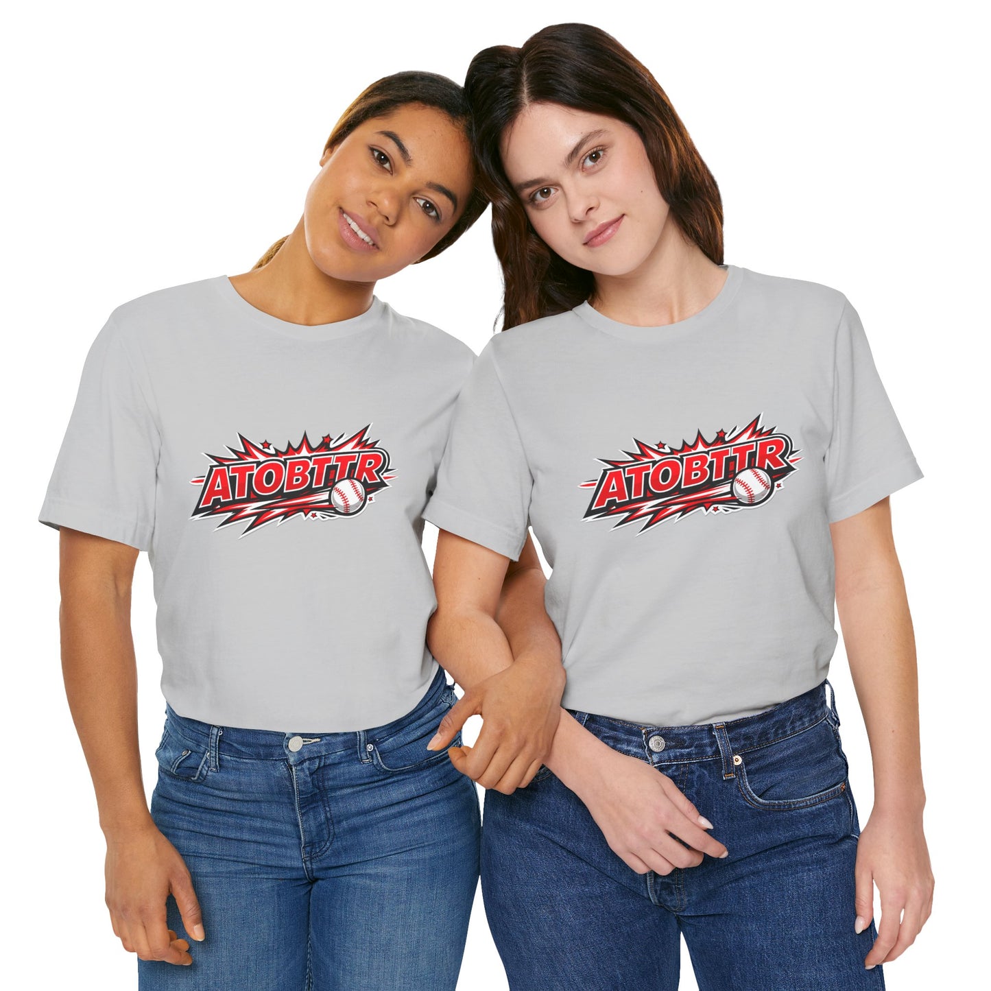 ATOBTTR Baseball Graphic Tee – Retro Explosive Sports Shirt