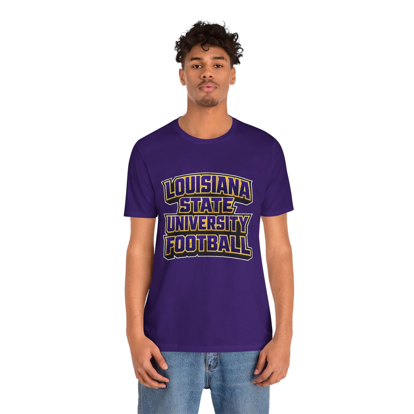 Set It Off LSU Football T‑Shirt — 'Louisiana State University Football' Graphic Tee